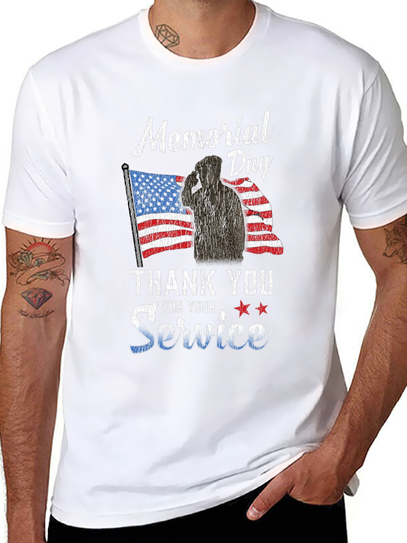Memorial Day Thank You Service T-Shirt