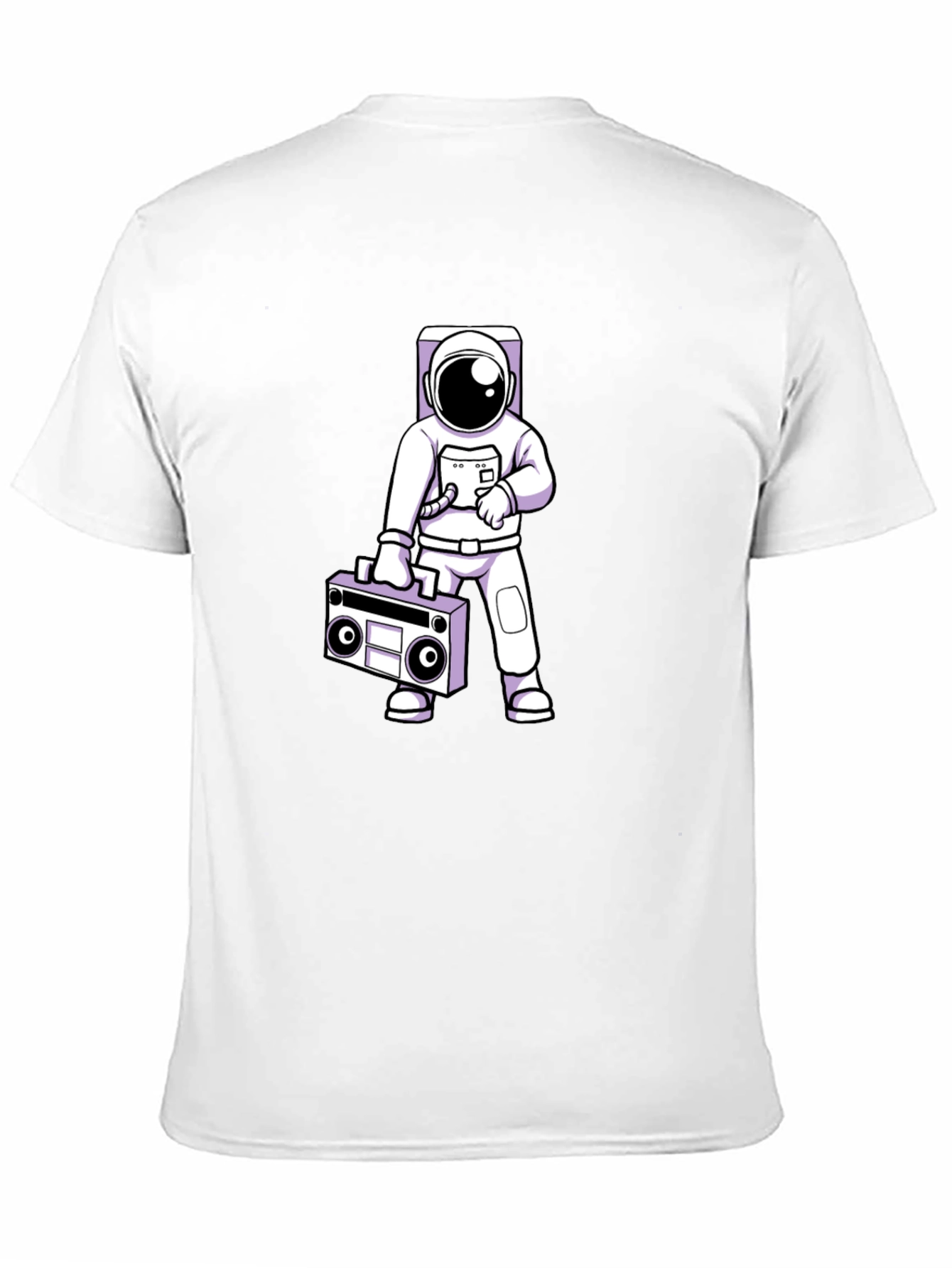 Astronaut Boombox Graphic T-Shirt