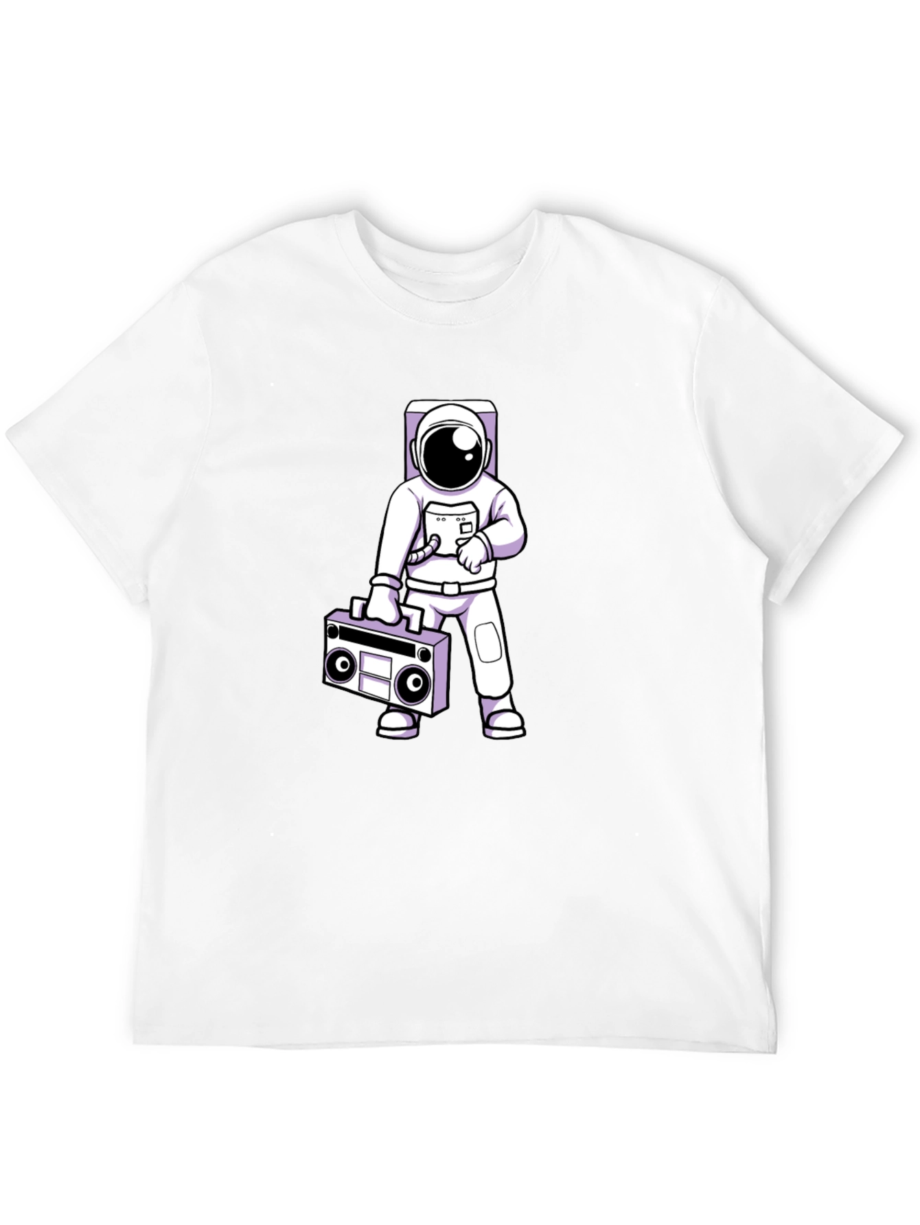 Astronaut Boombox Graphic T-Shirt