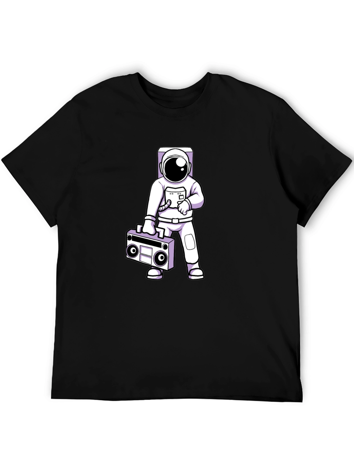 Astronaut Boombox Graphic T-Shirt