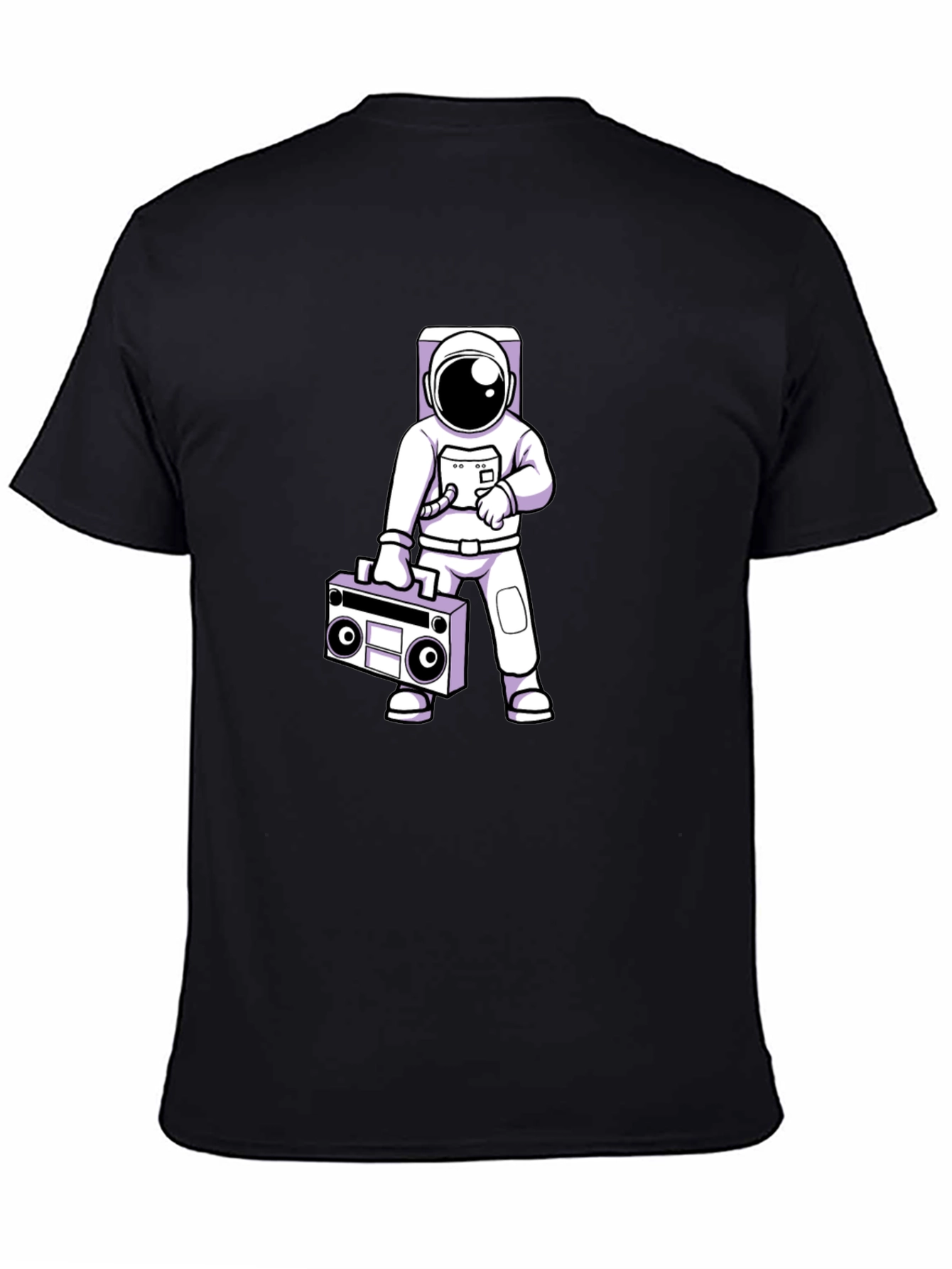 Astronaut Boombox Graphic T-Shirt