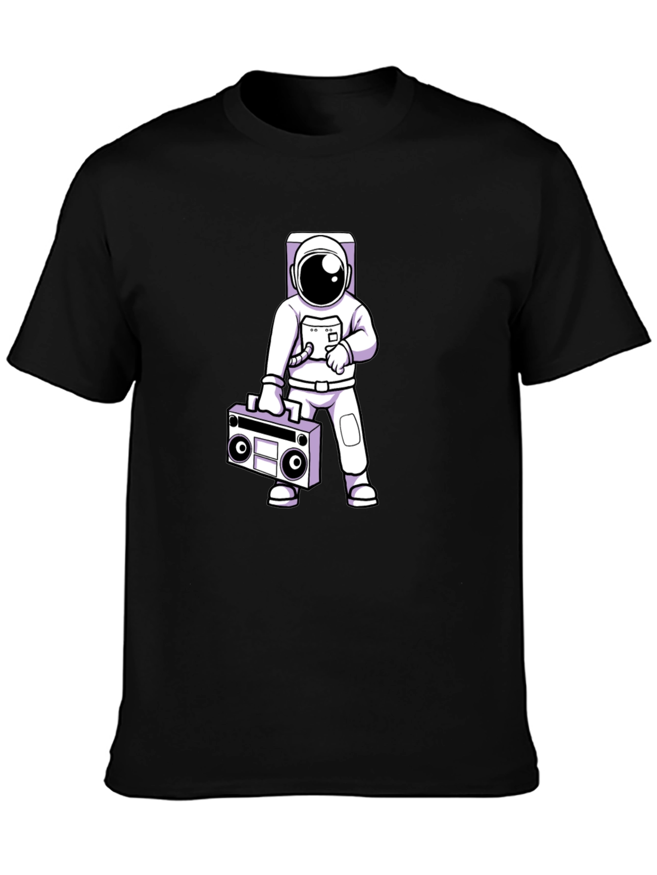 Astronaut Boombox Graphic T-Shirt
