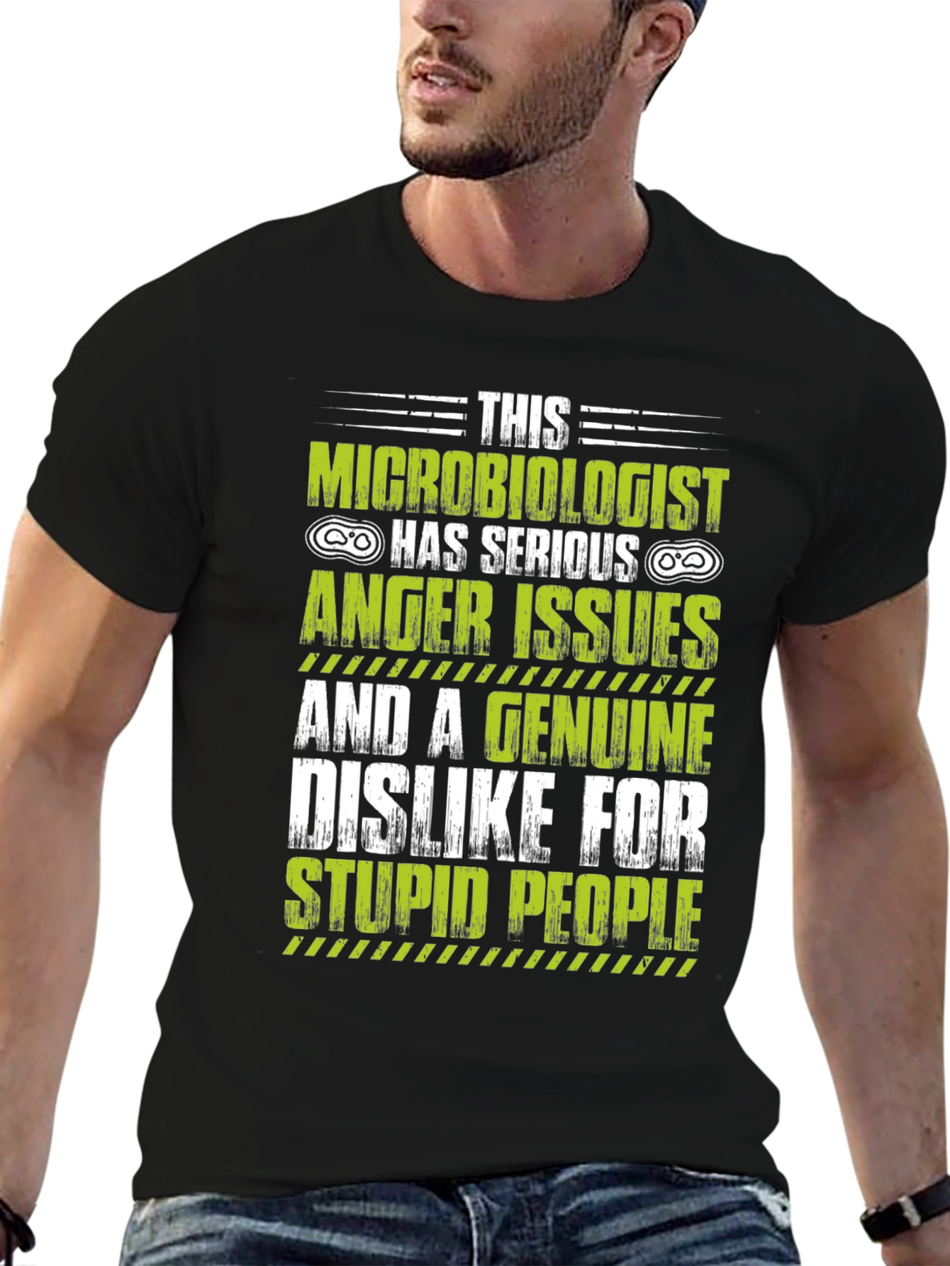 Microbiologist Anger Issues Graphic T-Shirt