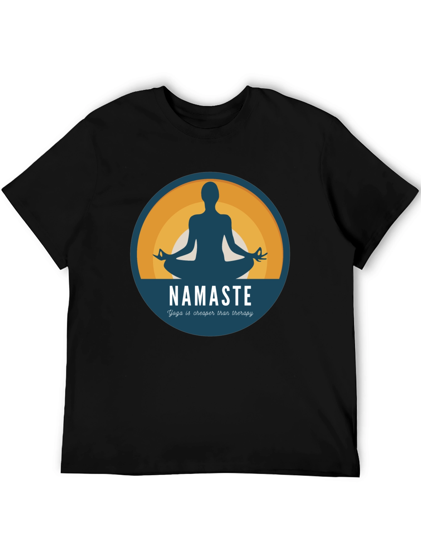 Yoga Namaste T-Shirt: Cheaper Than Therapy!