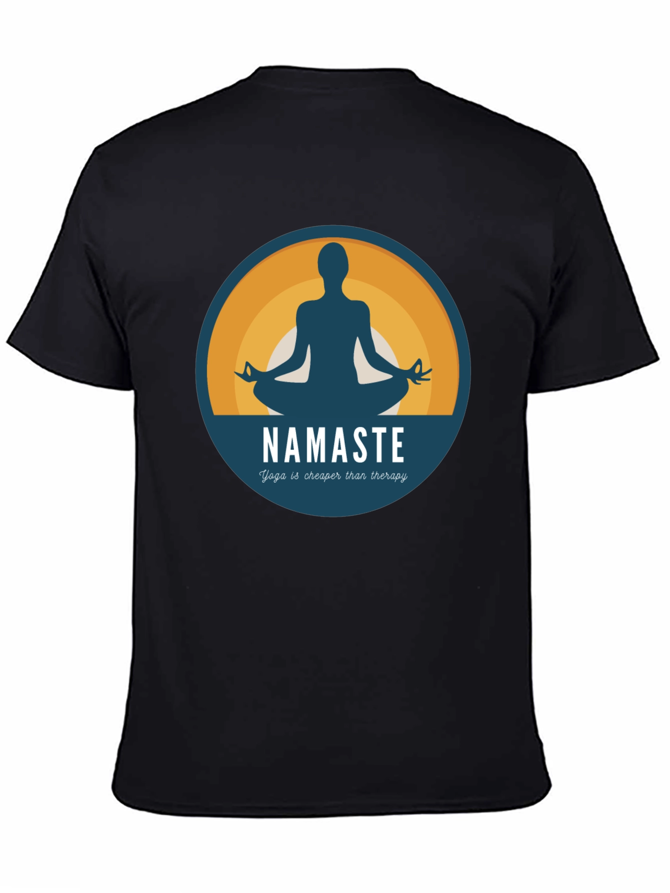 Yoga Namaste T-Shirt: Cheaper Than Therapy!