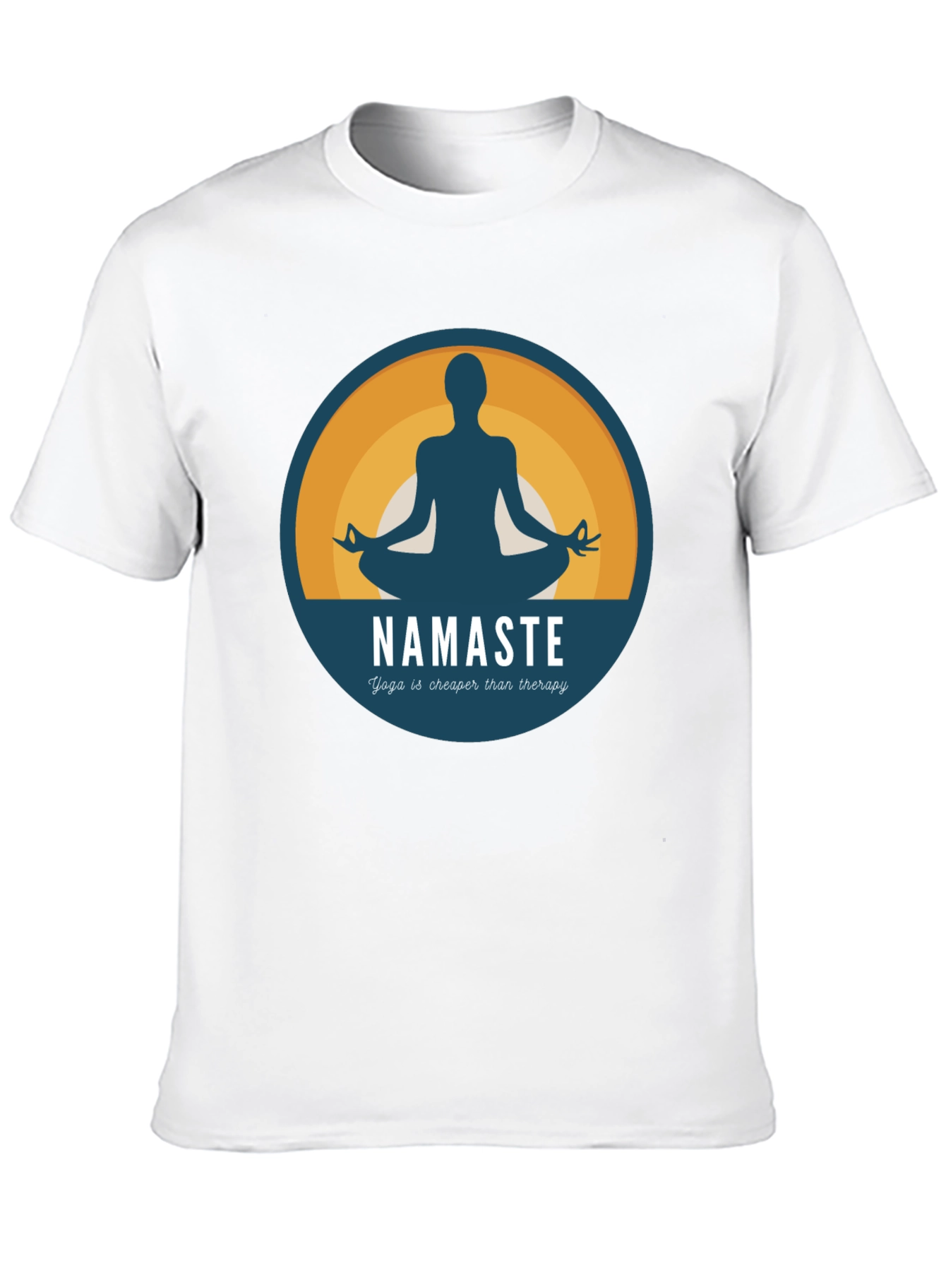 Yoga Namaste T-Shirt: Cheaper Than Therapy!