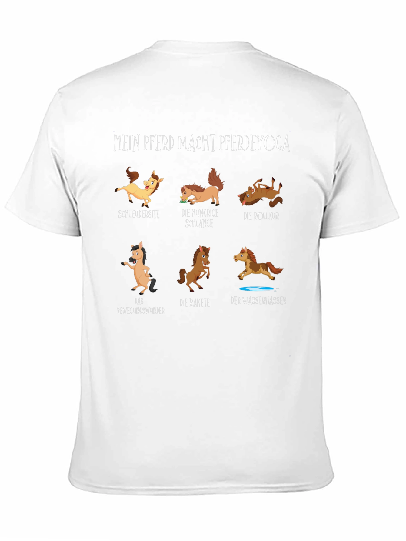 Horse Yoga T-Shirt - Funny Equestrian Tee