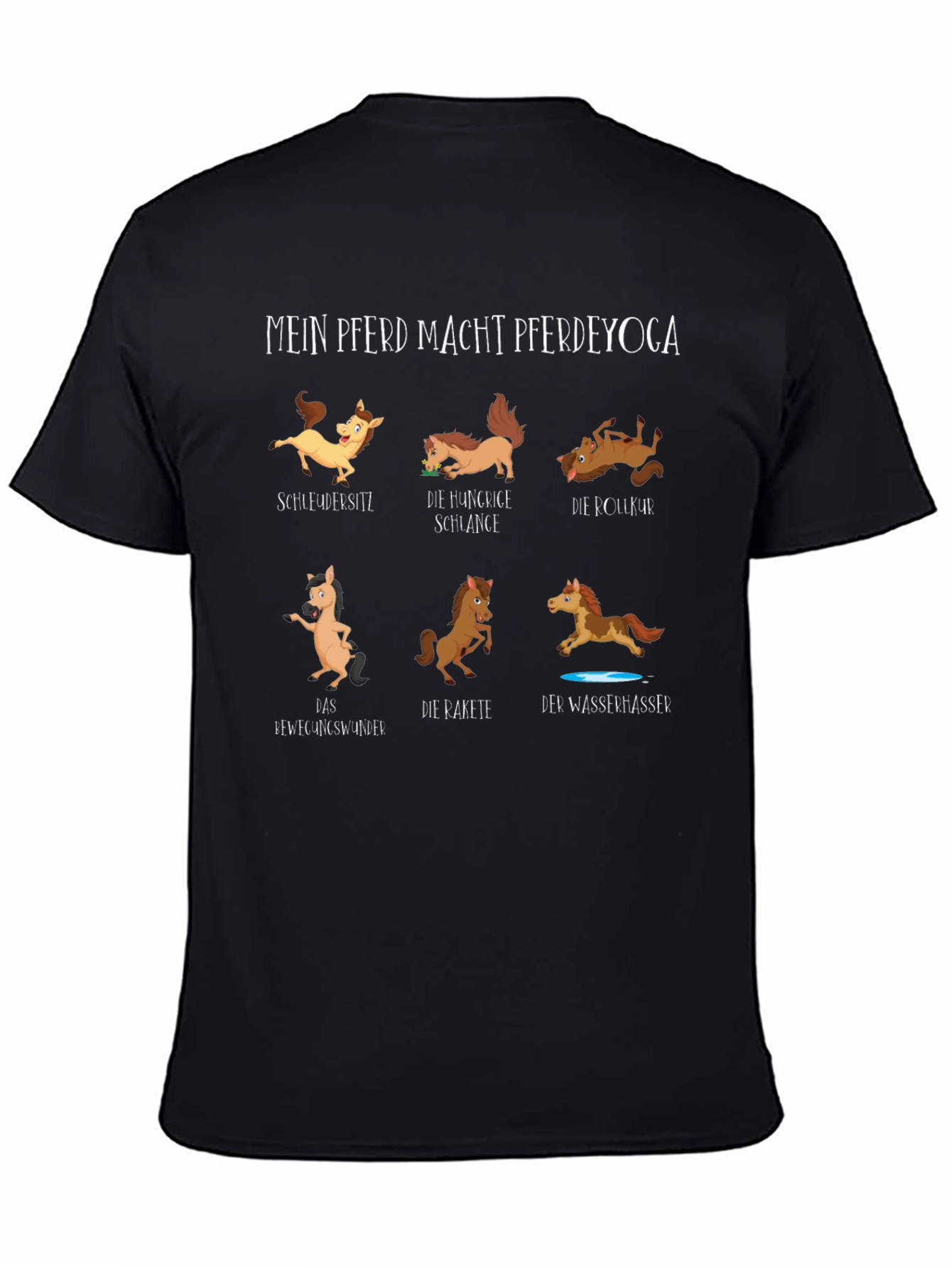 Horse Yoga T-Shirt - Funny Equestrian Tee