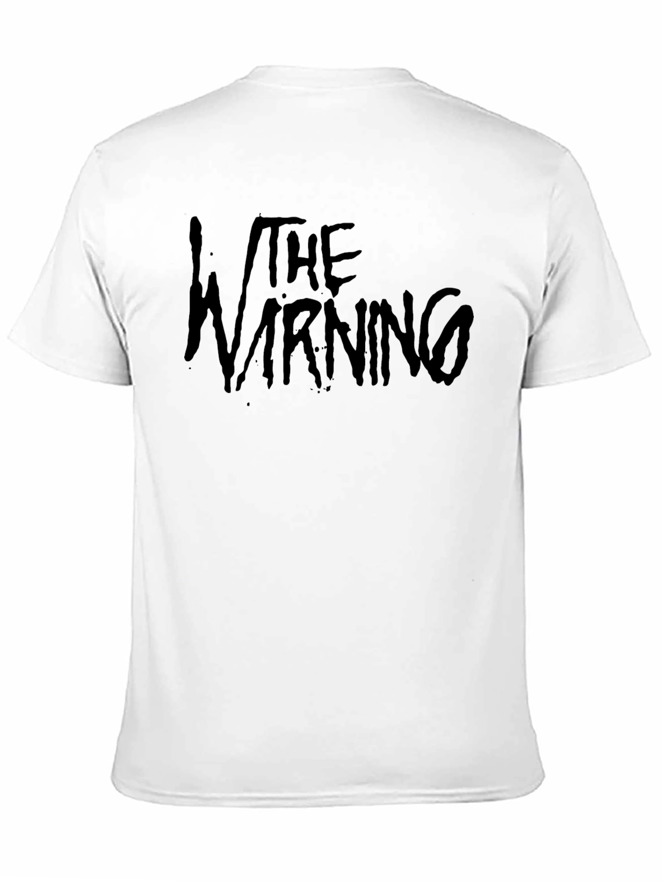 The Warning Band T-Shirt Black