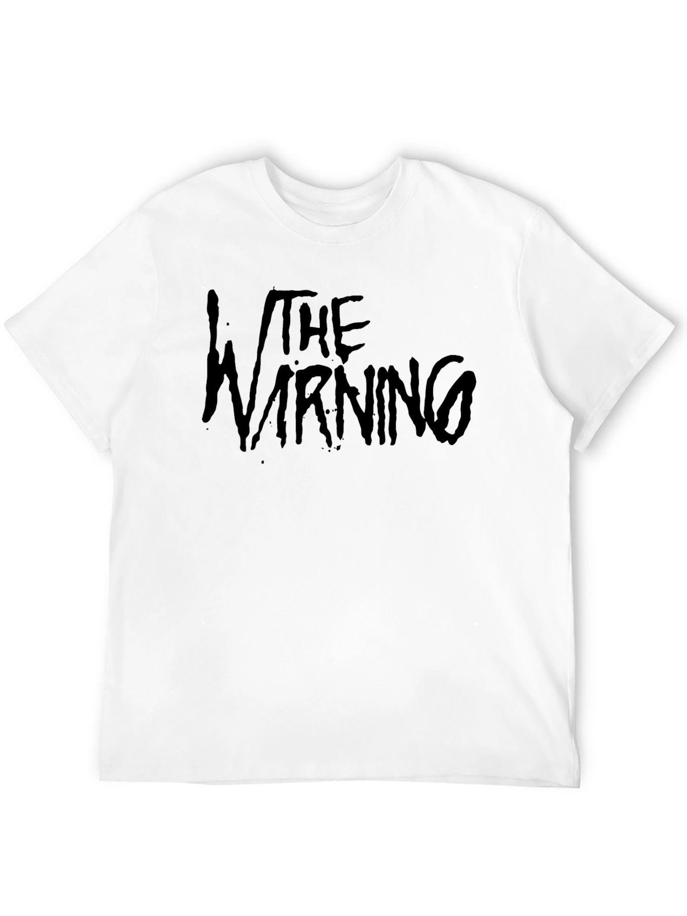 The Warning Band T-Shirt Black