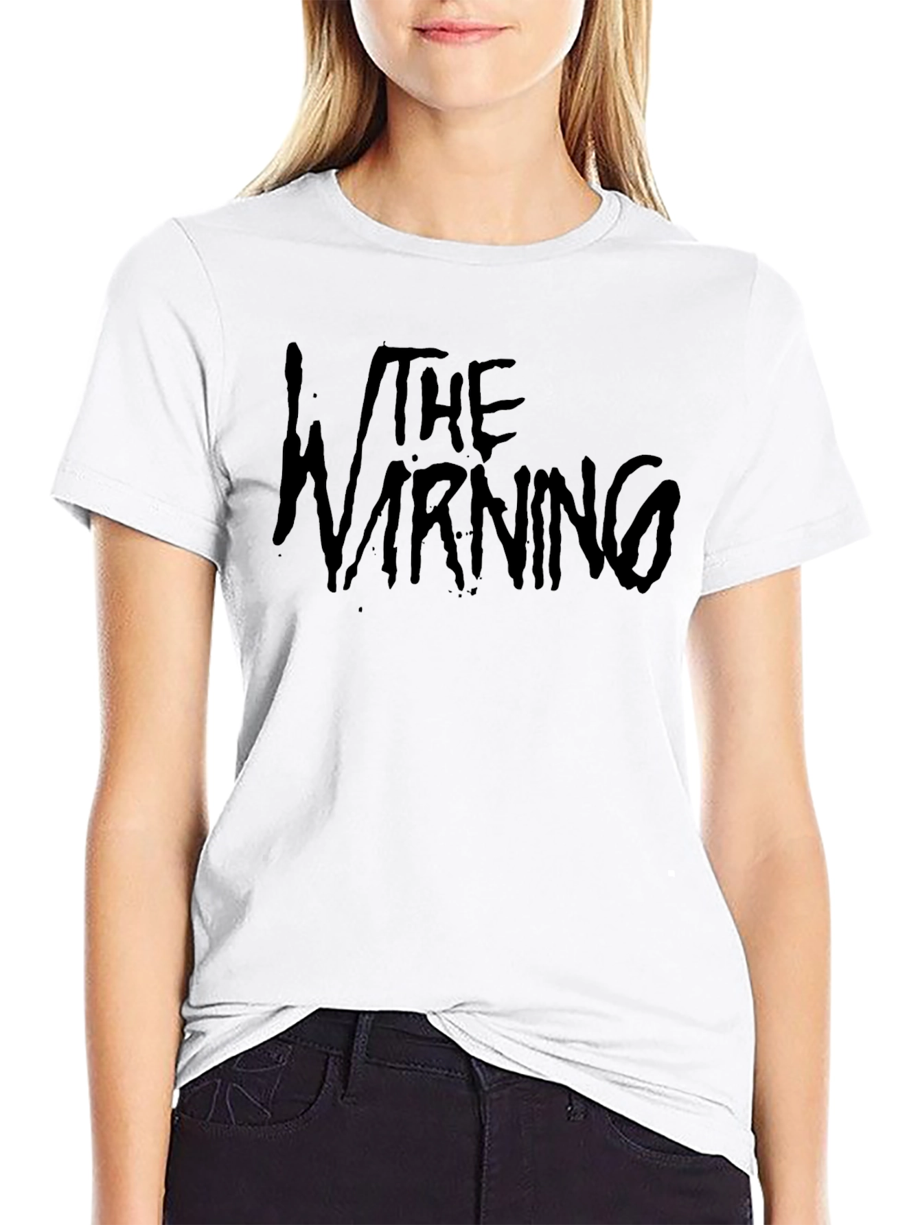 The Warning Band T-Shirt Black