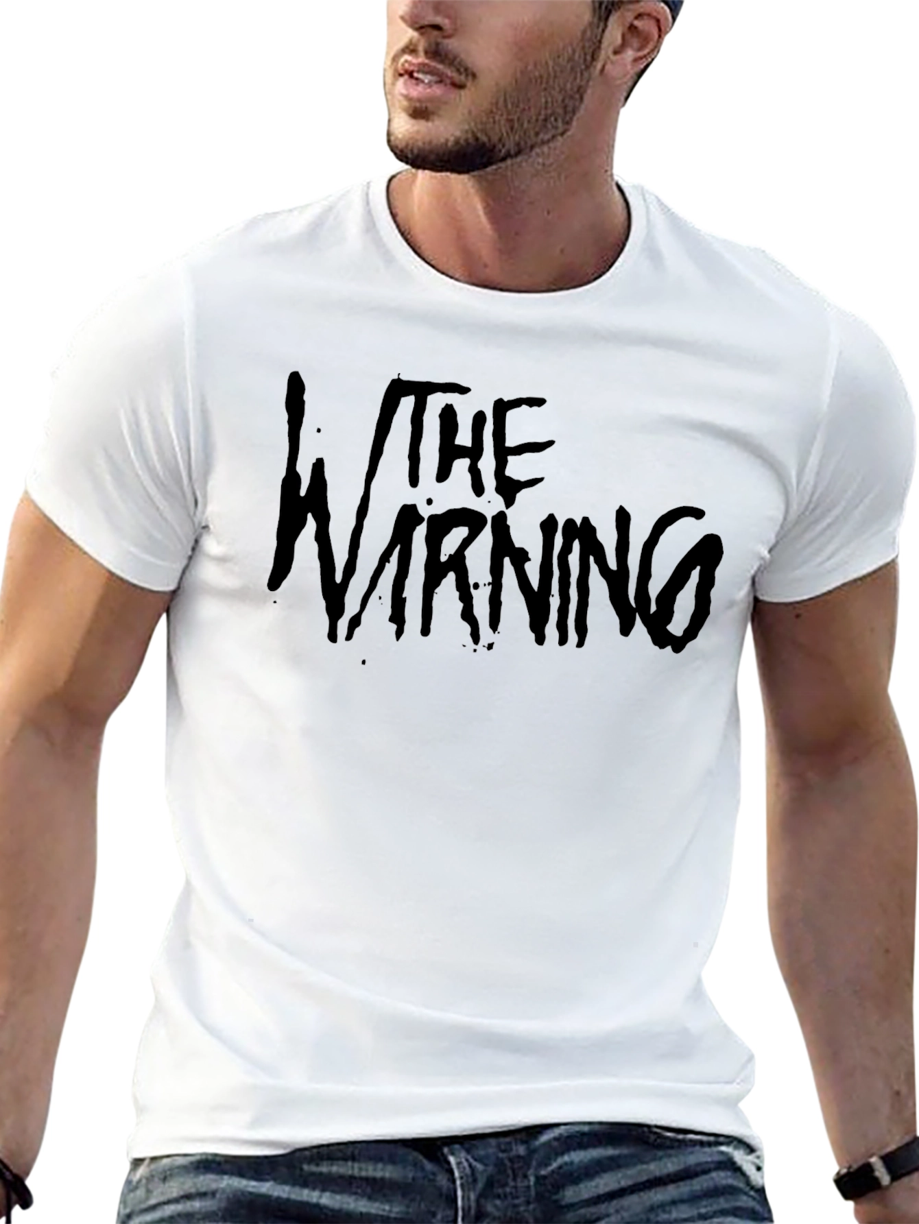 The Warning Band T-Shirt Black