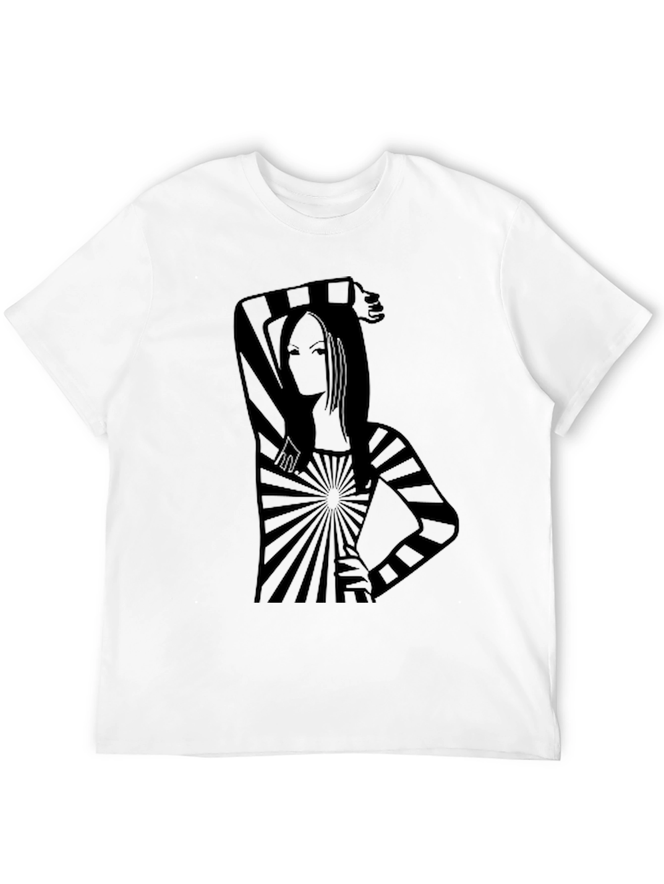 Stripped Design T-Shirt