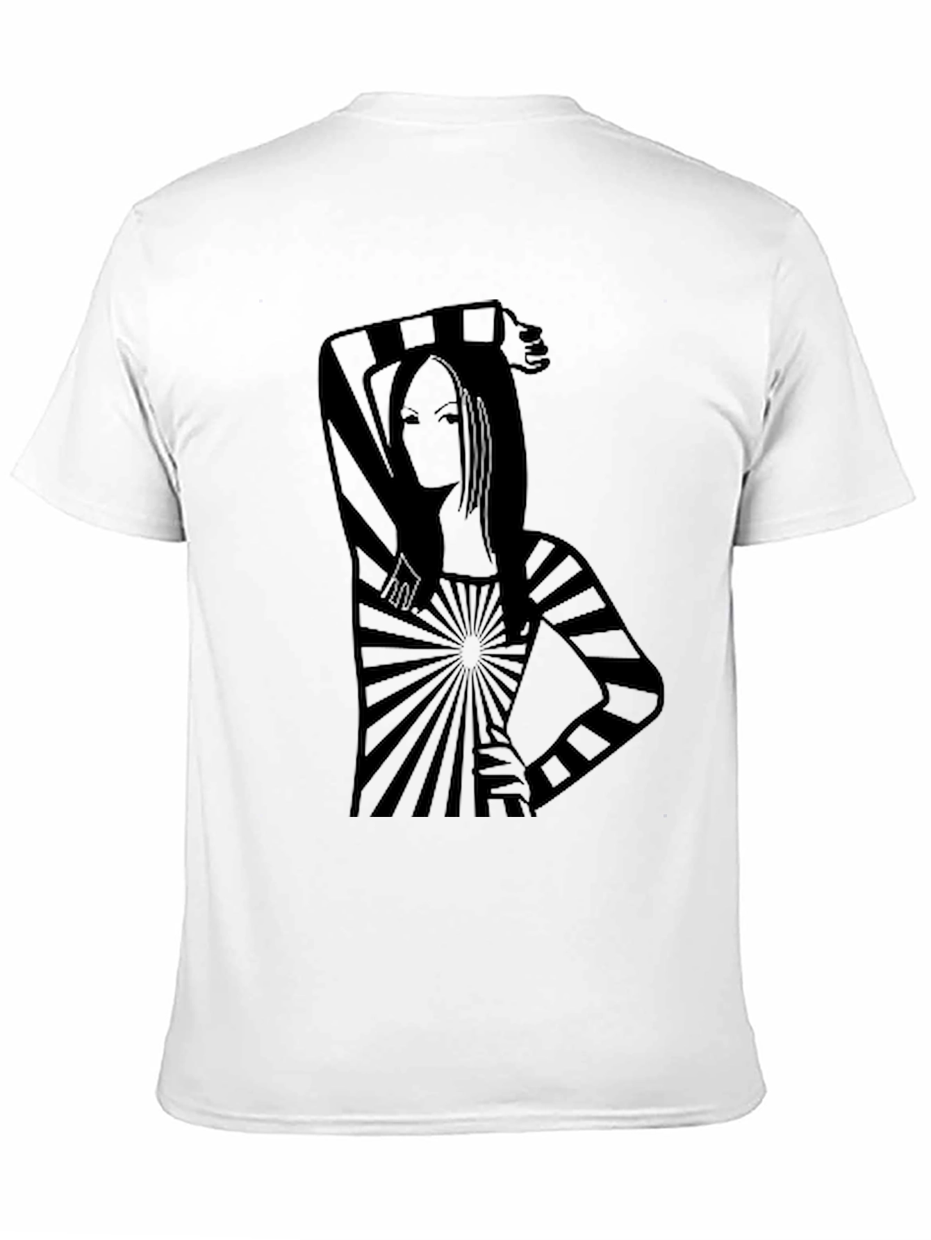 Stripped Design T-Shirt