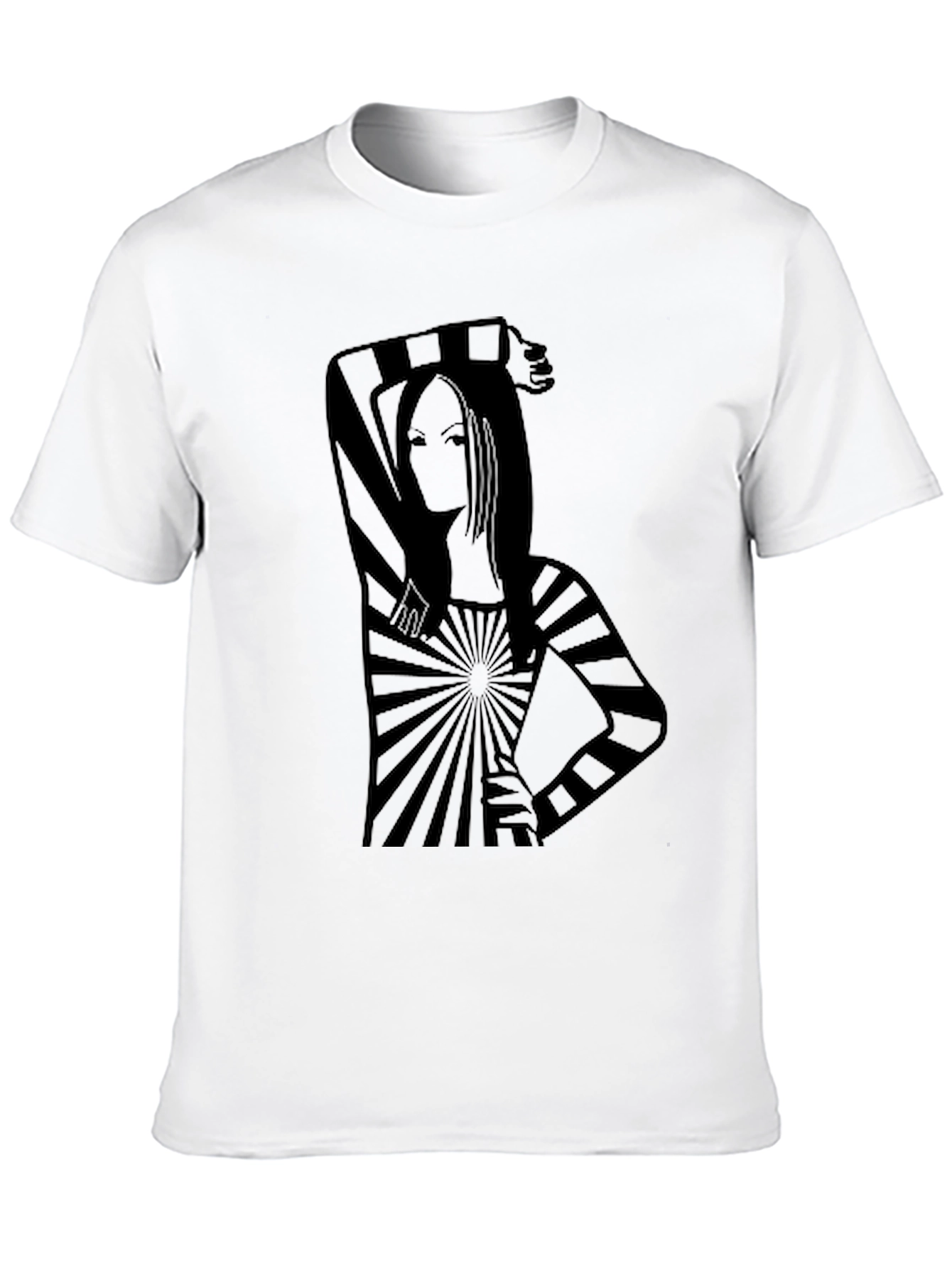 Stripped Design T-Shirt