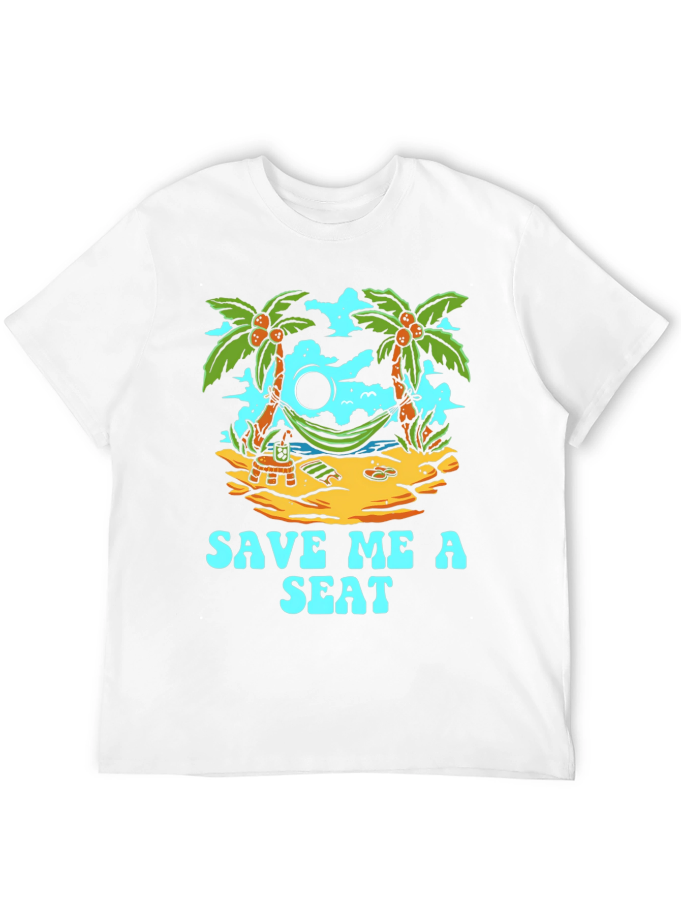 Tropical Beach Save Me a Seat T-Shirt
