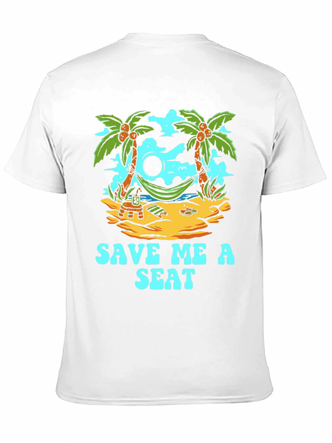 Tropical Beach Save Me a Seat T-Shirt