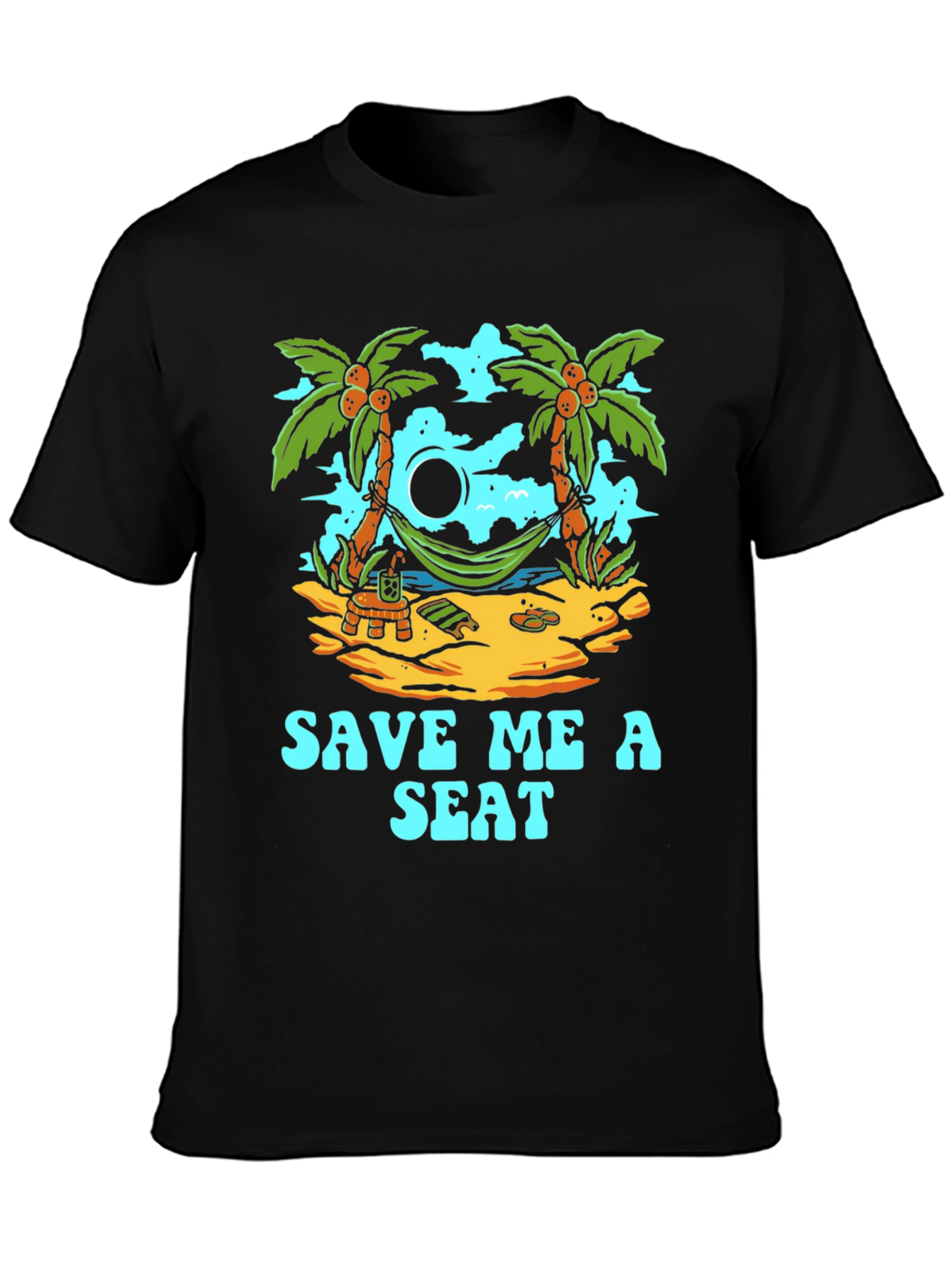 Tropical Beach Save Me a Seat T-Shirt