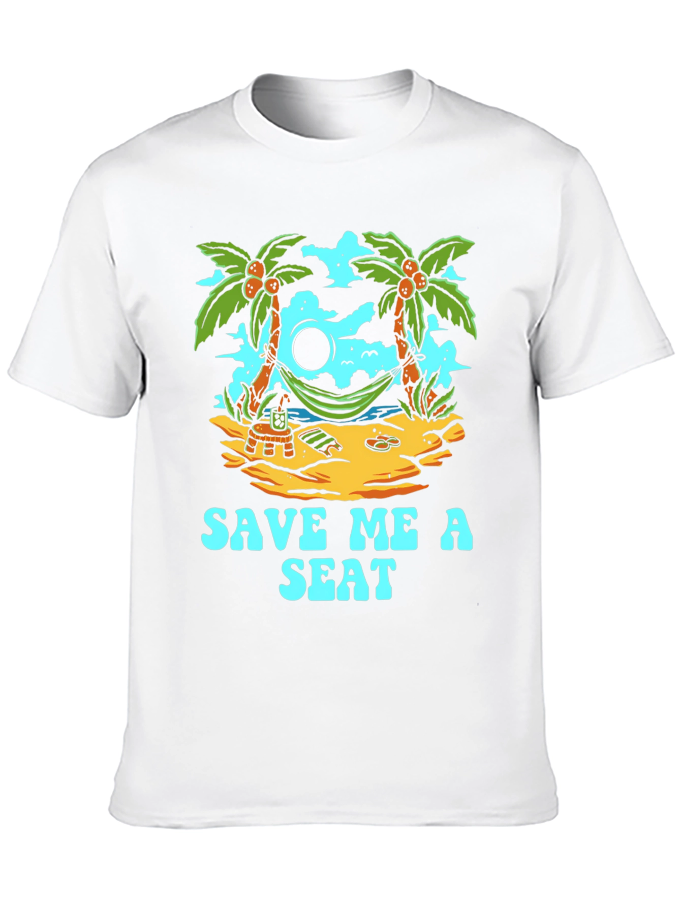 Tropical Beach Save Me a Seat T-Shirt