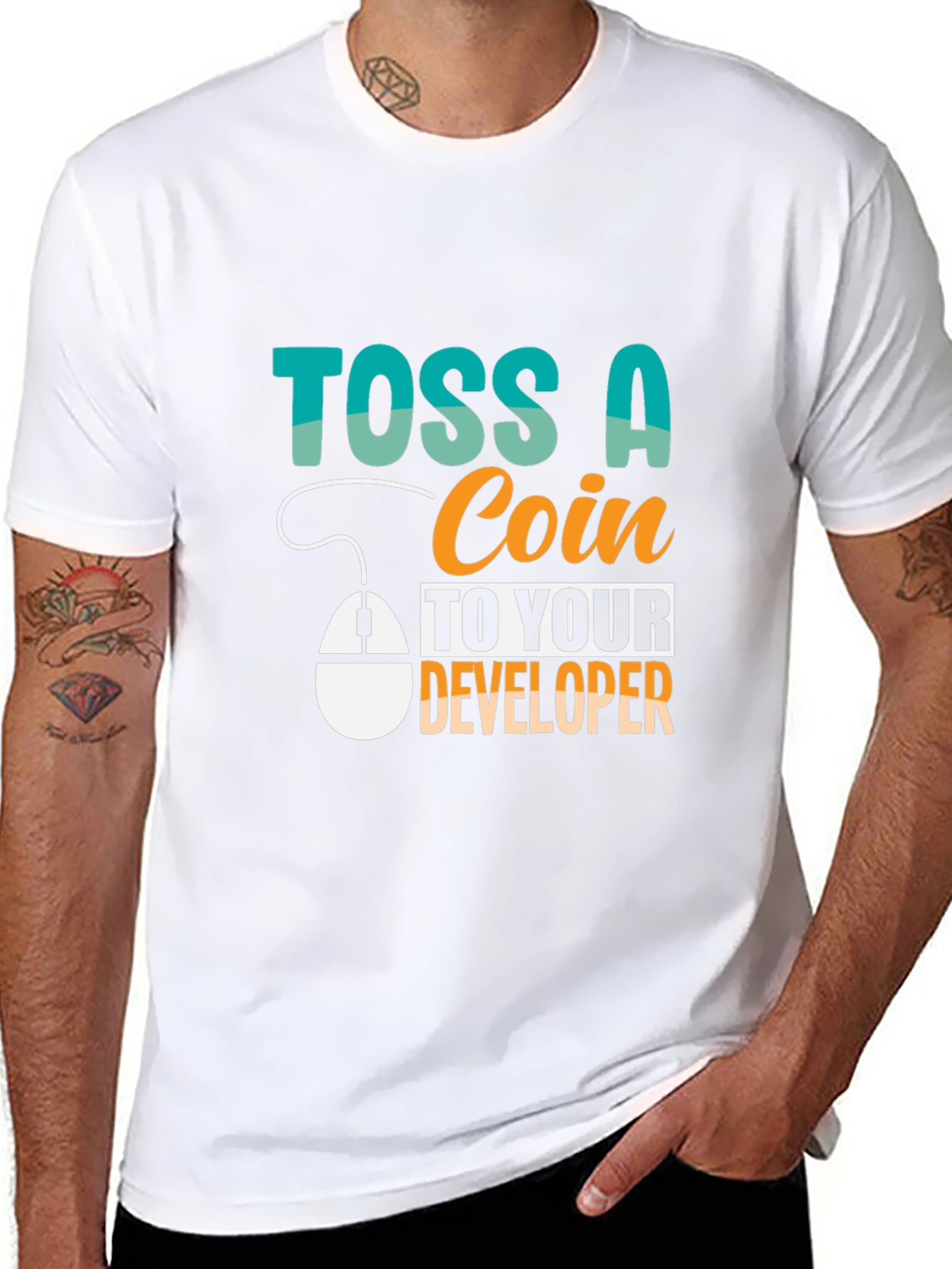 Toss a Coin to Your Developer T-Shirt