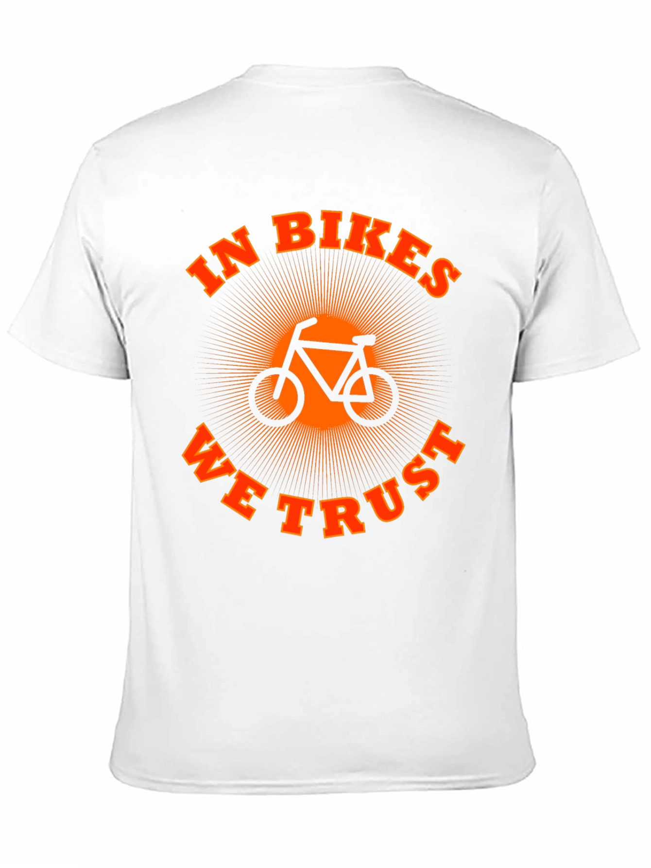 In Bikes We Trust Graphic Tee