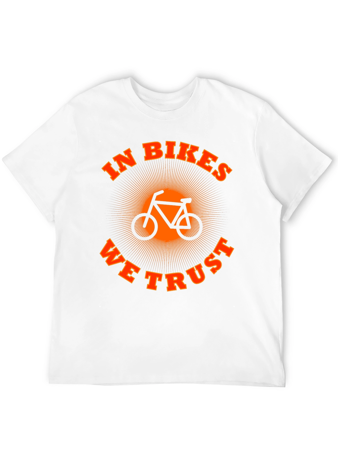 In Bikes We Trust Graphic Tee