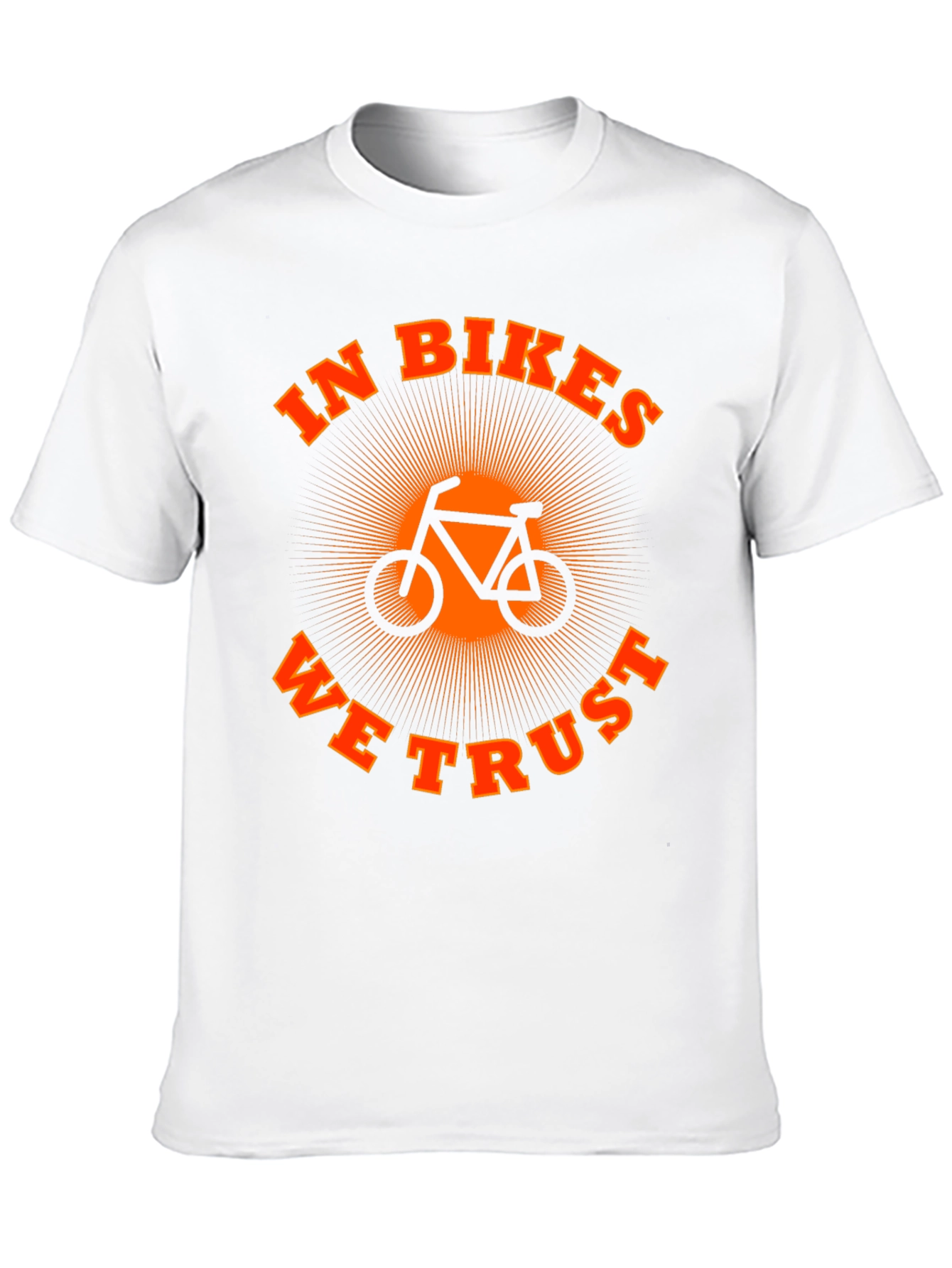 In Bikes We Trust Graphic Tee