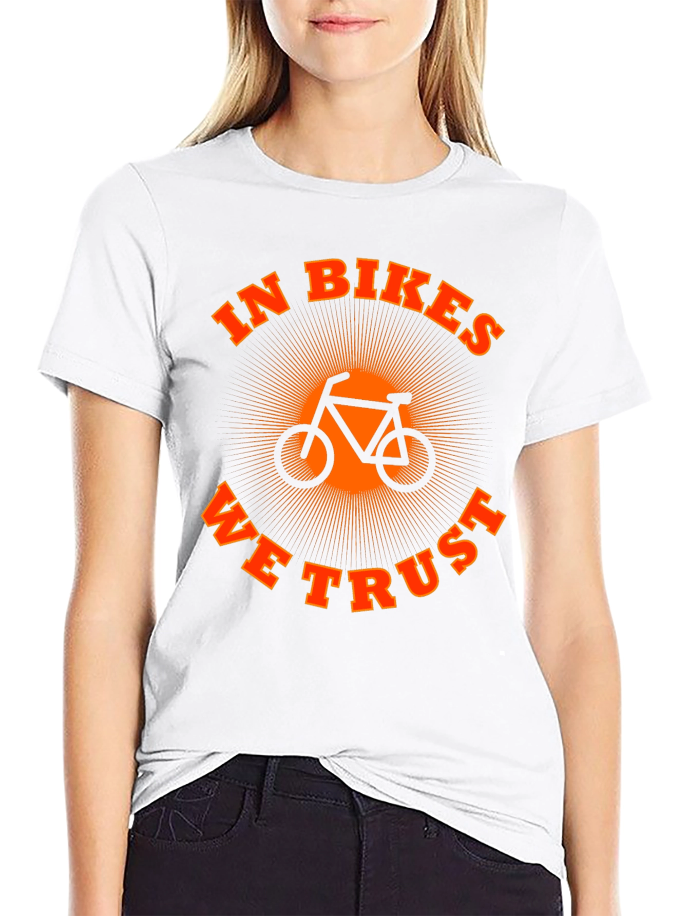In Bikes We Trust Graphic Tee