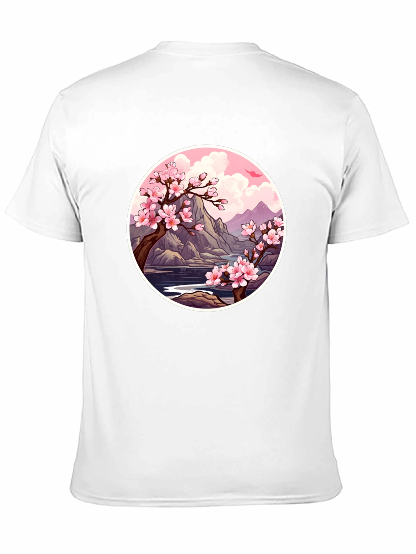 Cherry Blossom Graphic Tee - Nature Inspired Design