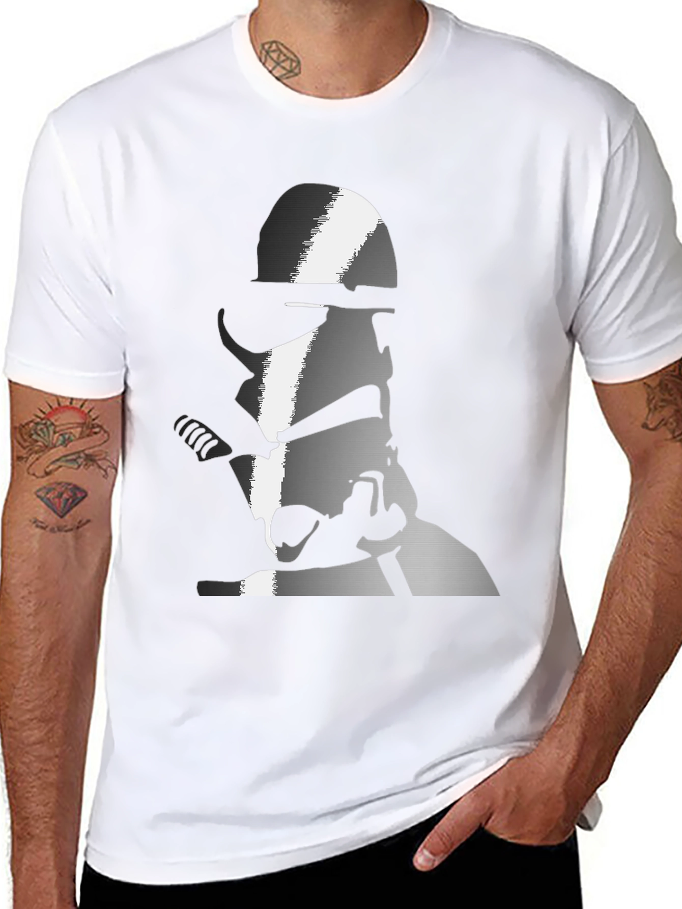 Stormtrooper Graphic Tee - Sci-Fi Style