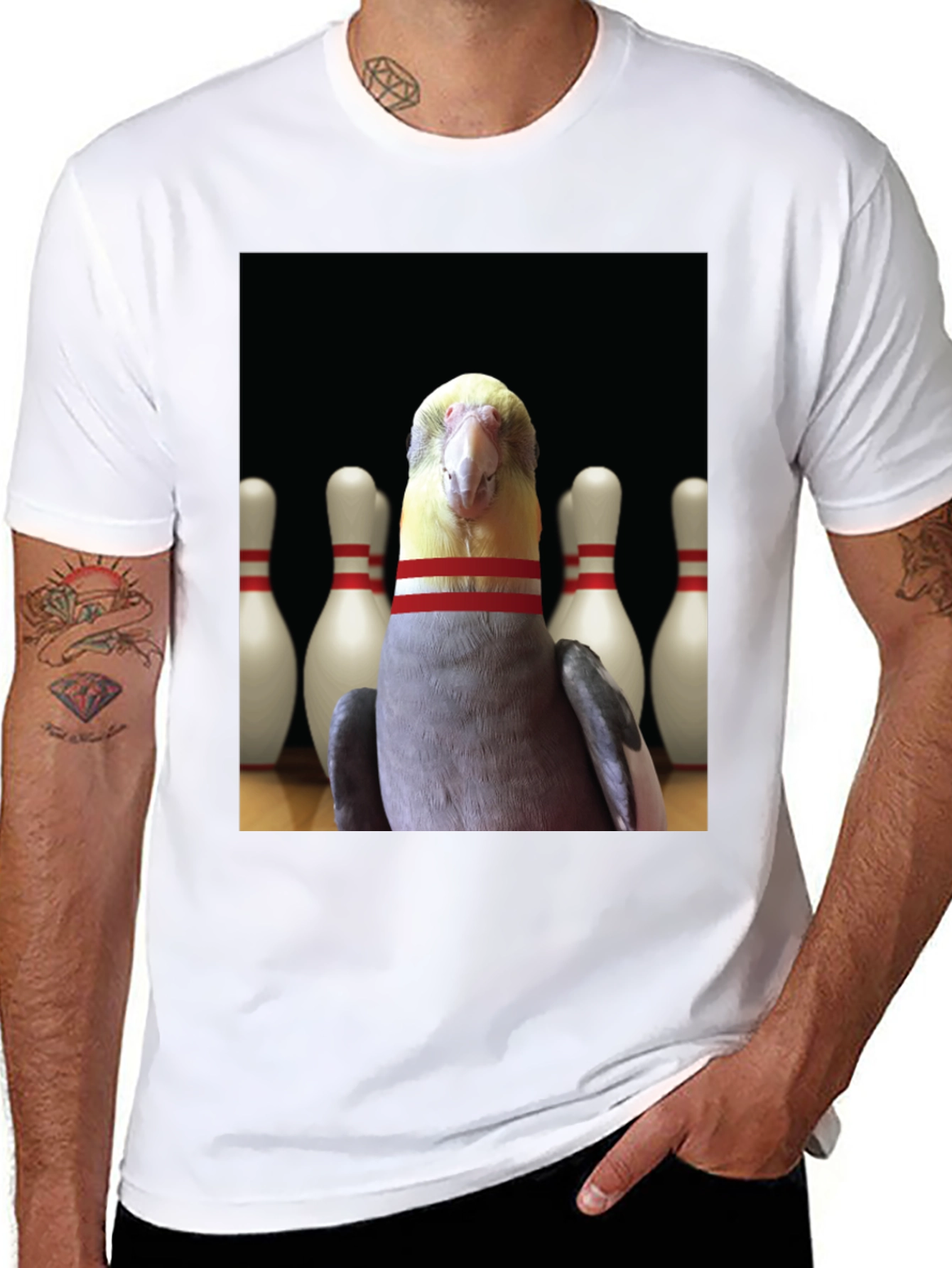 Bowling Bird T-Shirt - Strike a Pose!