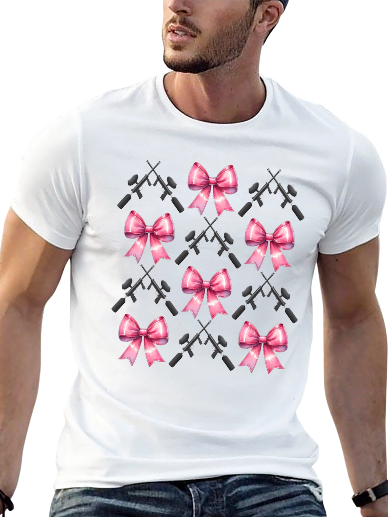 Paintball Bow Pattern T-Shirt