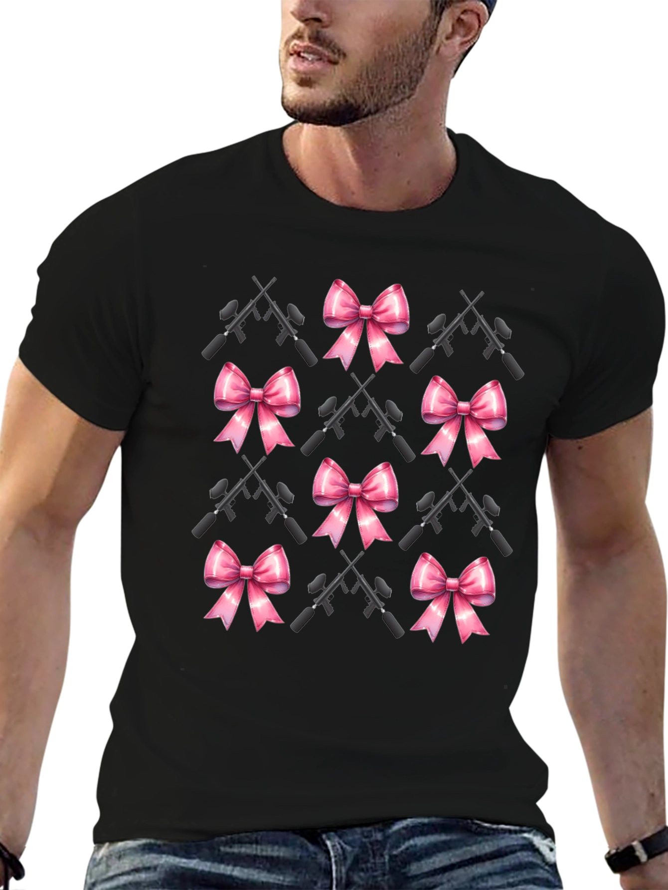 Paintball Bow Pattern T-Shirt