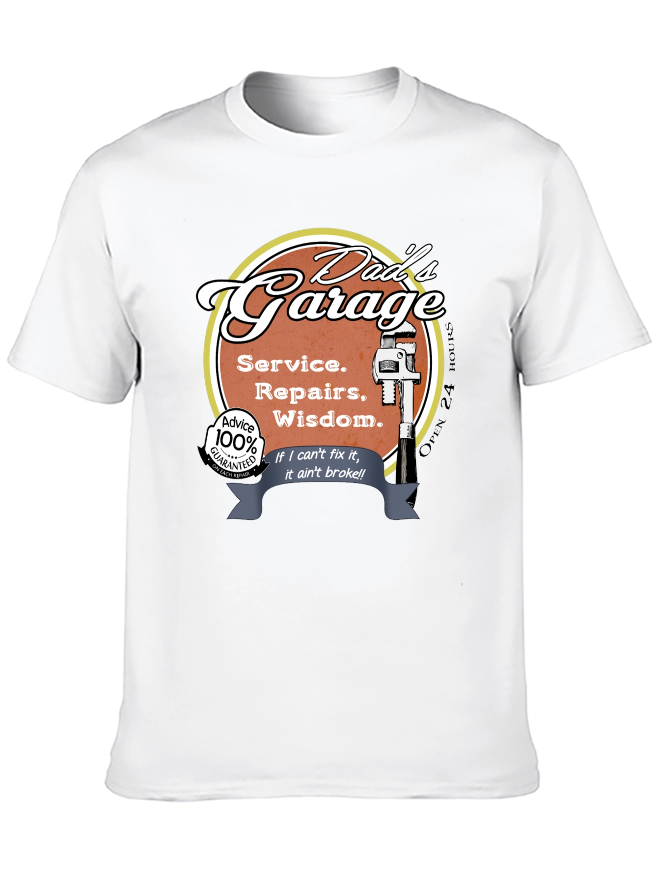 Dads Garage T-Shirt - Service Repairs Wisdom