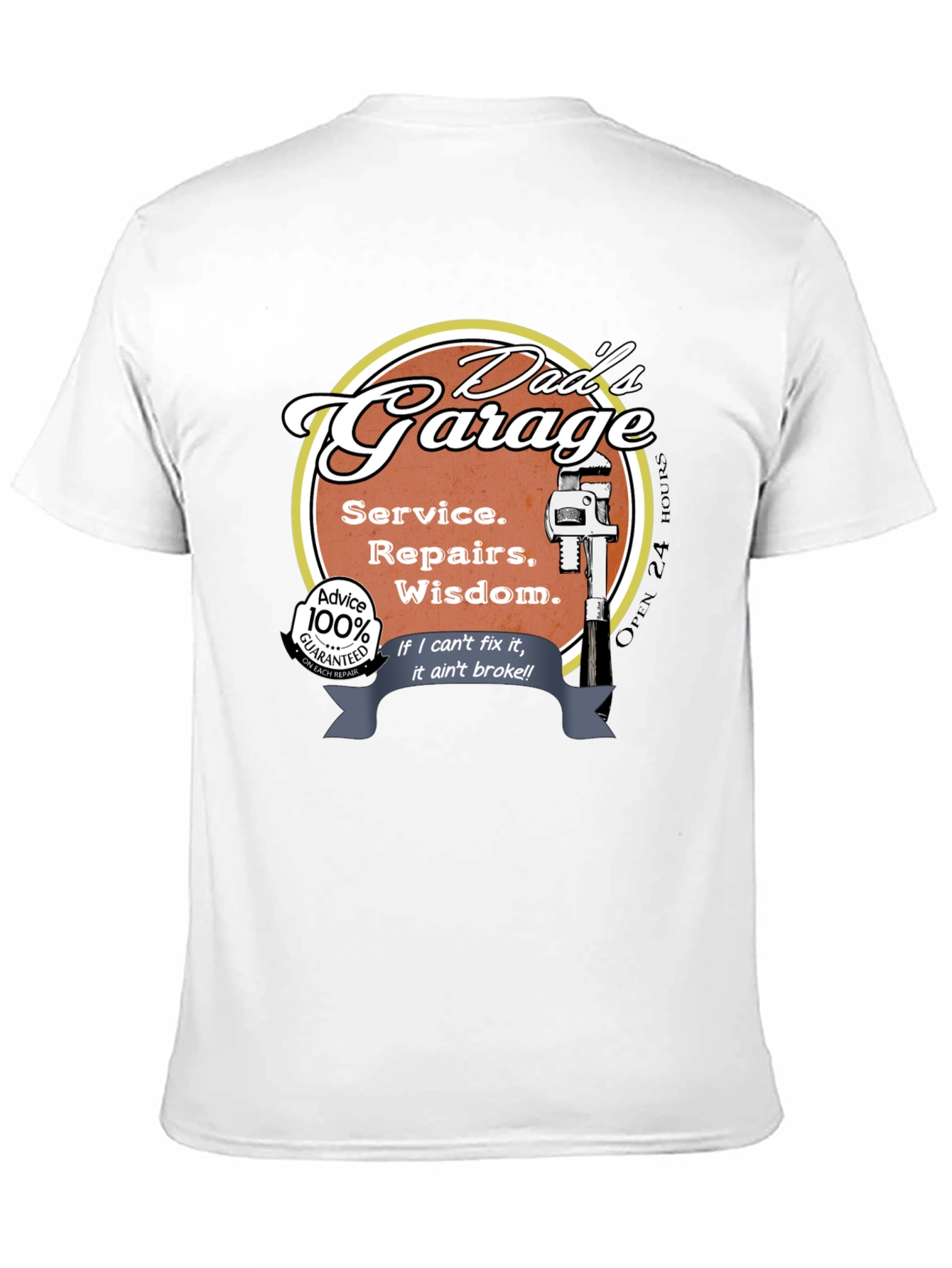 Dads Garage T-Shirt - Service Repairs Wisdom