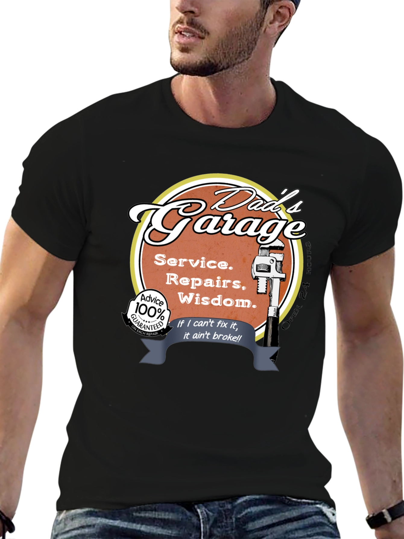Dads Garage T-Shirt - Service Repairs Wisdom
