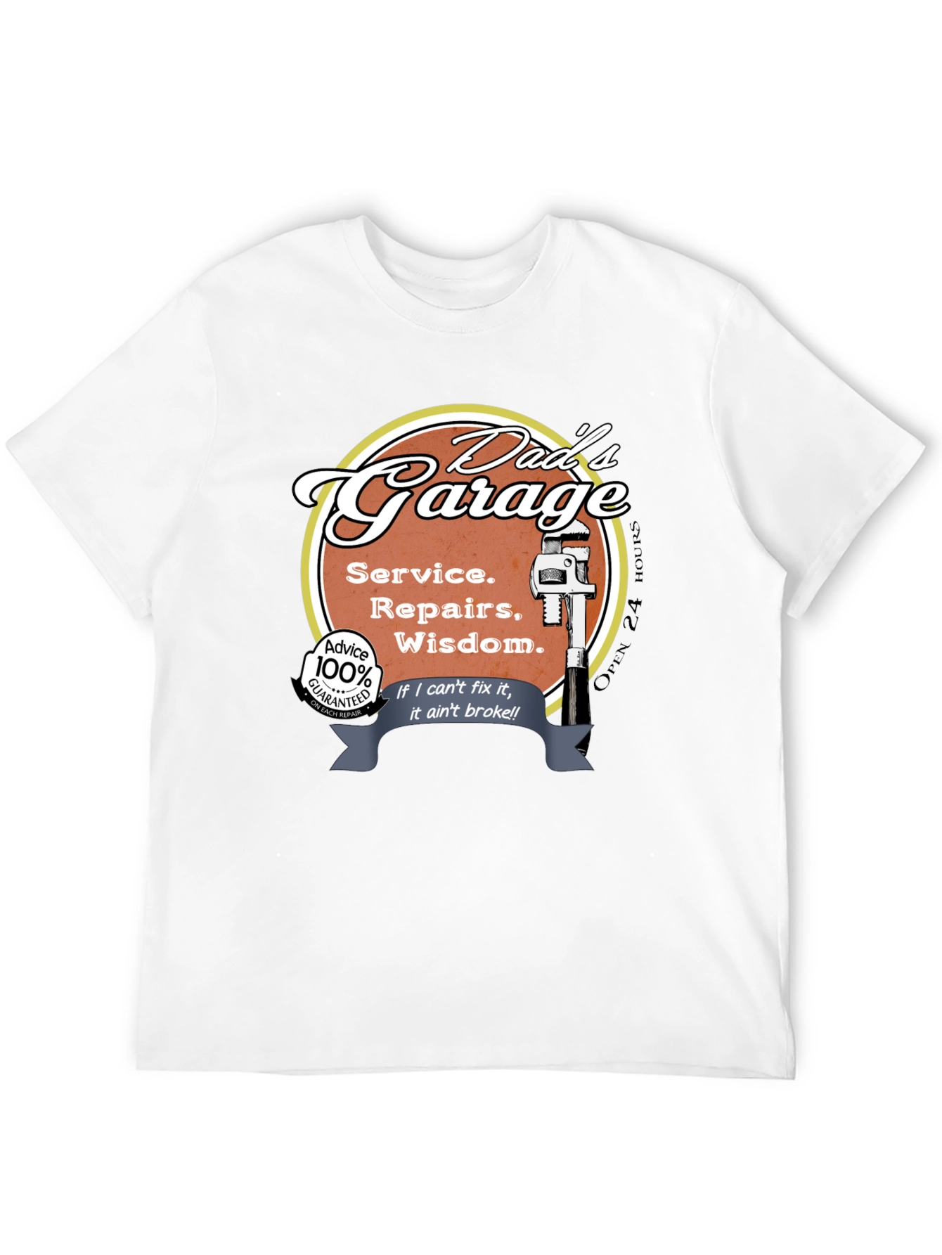 Dads Garage T-Shirt - Service Repairs Wisdom