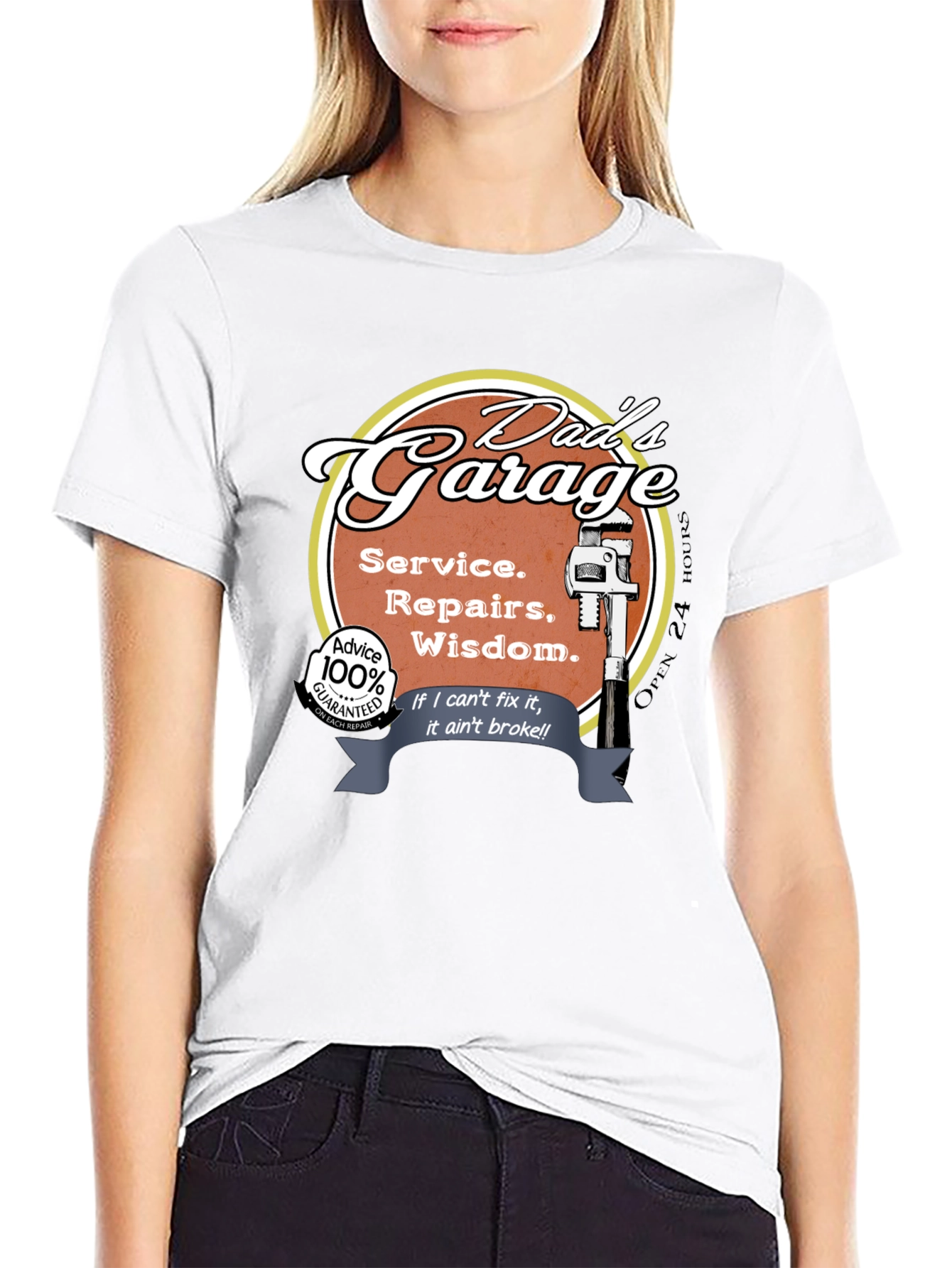 Dads Garage T-Shirt - Service Repairs Wisdom