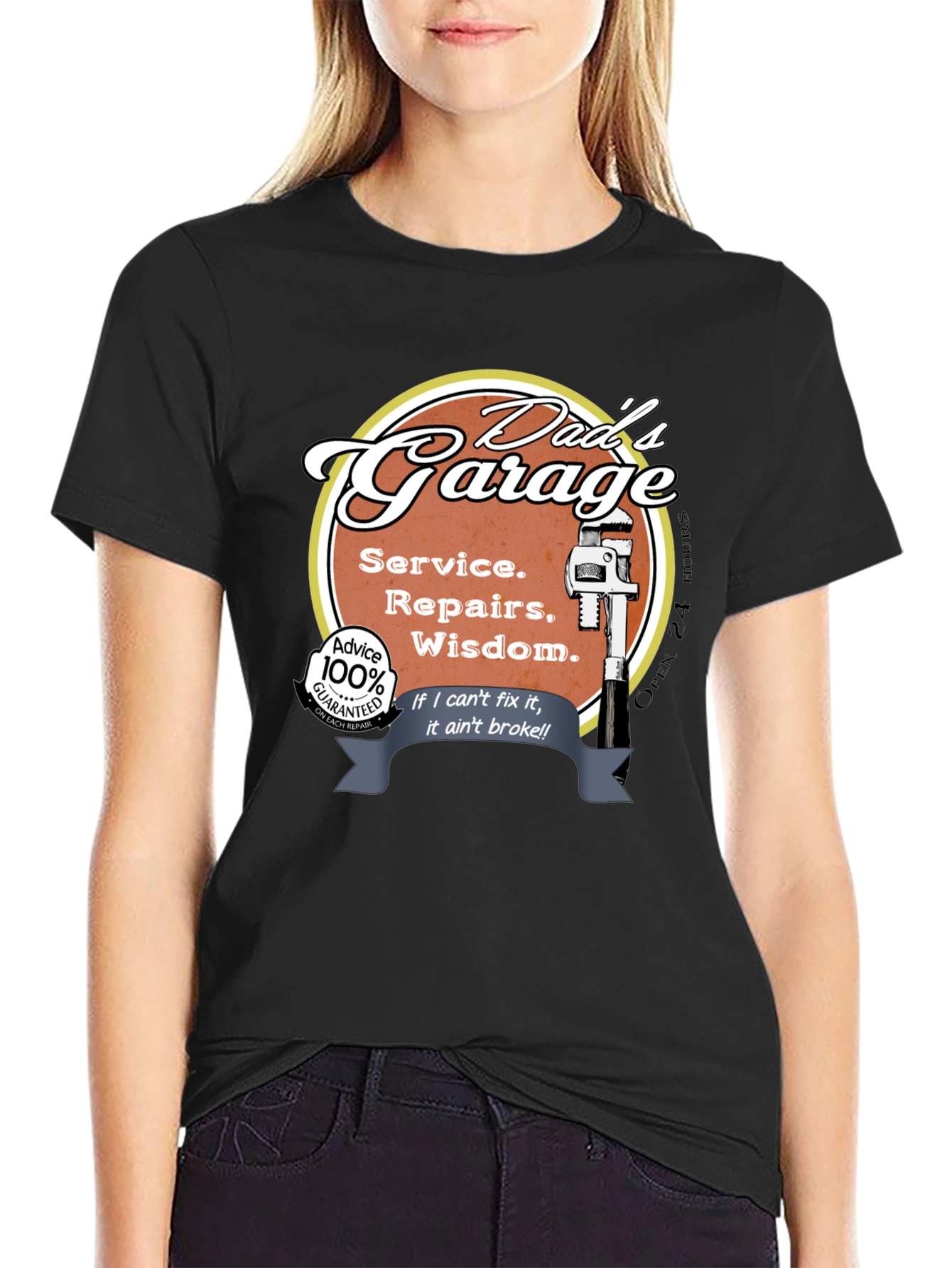 Dads Garage T-Shirt - Service Repairs Wisdom