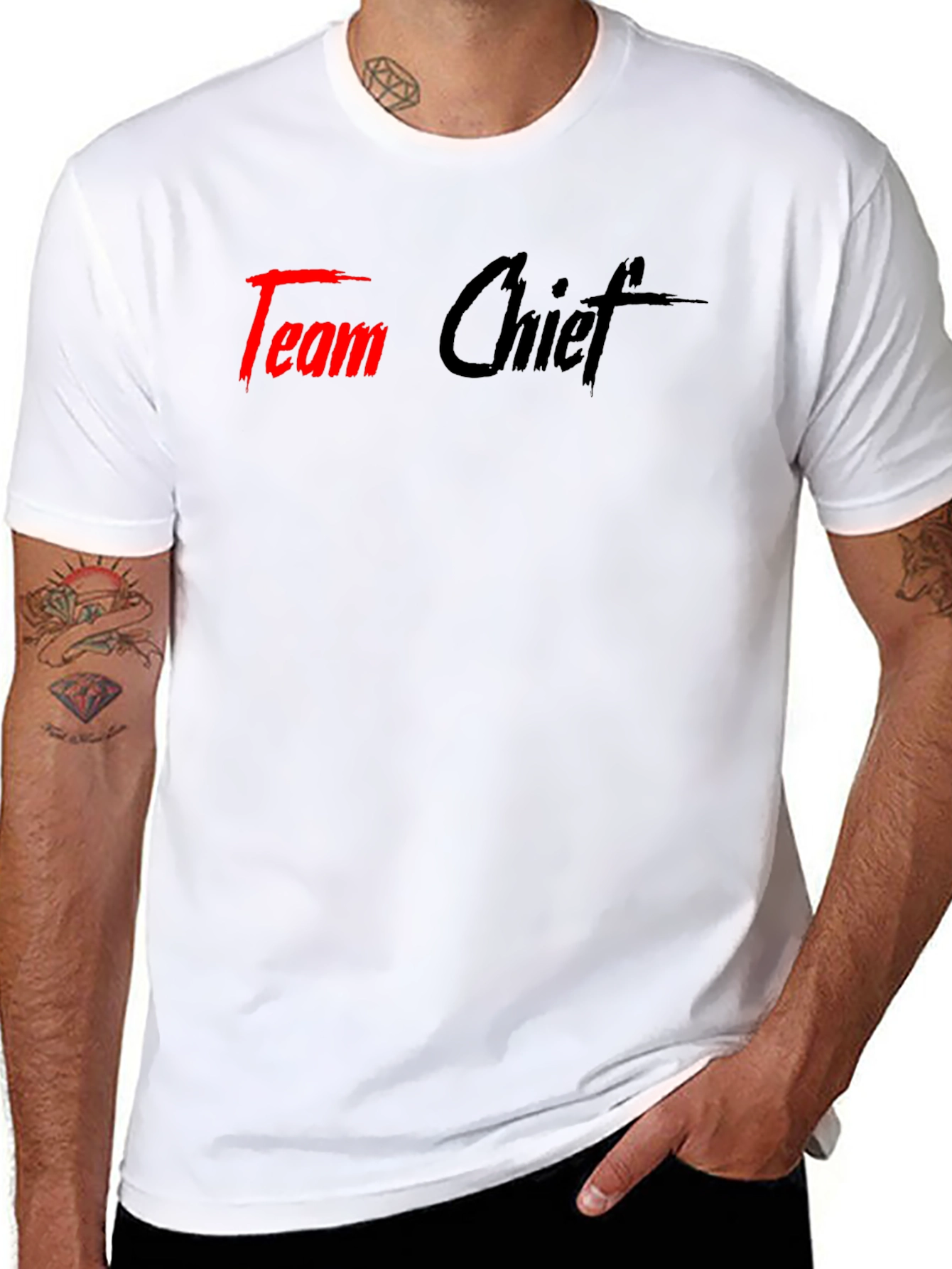 Team Chief Black T-Shirt Casual Wear