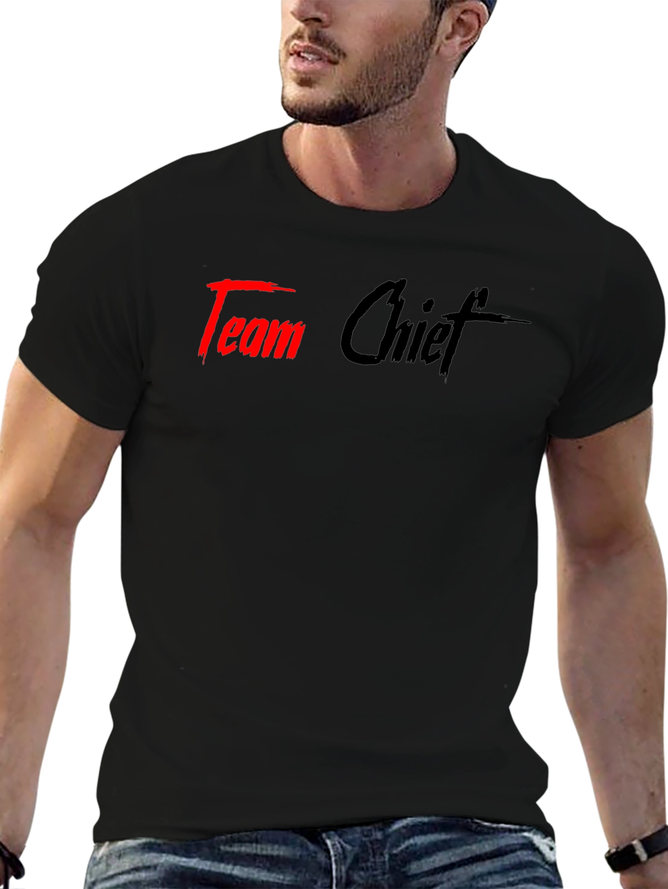 Team Chief Black T-Shirt Casual Wear