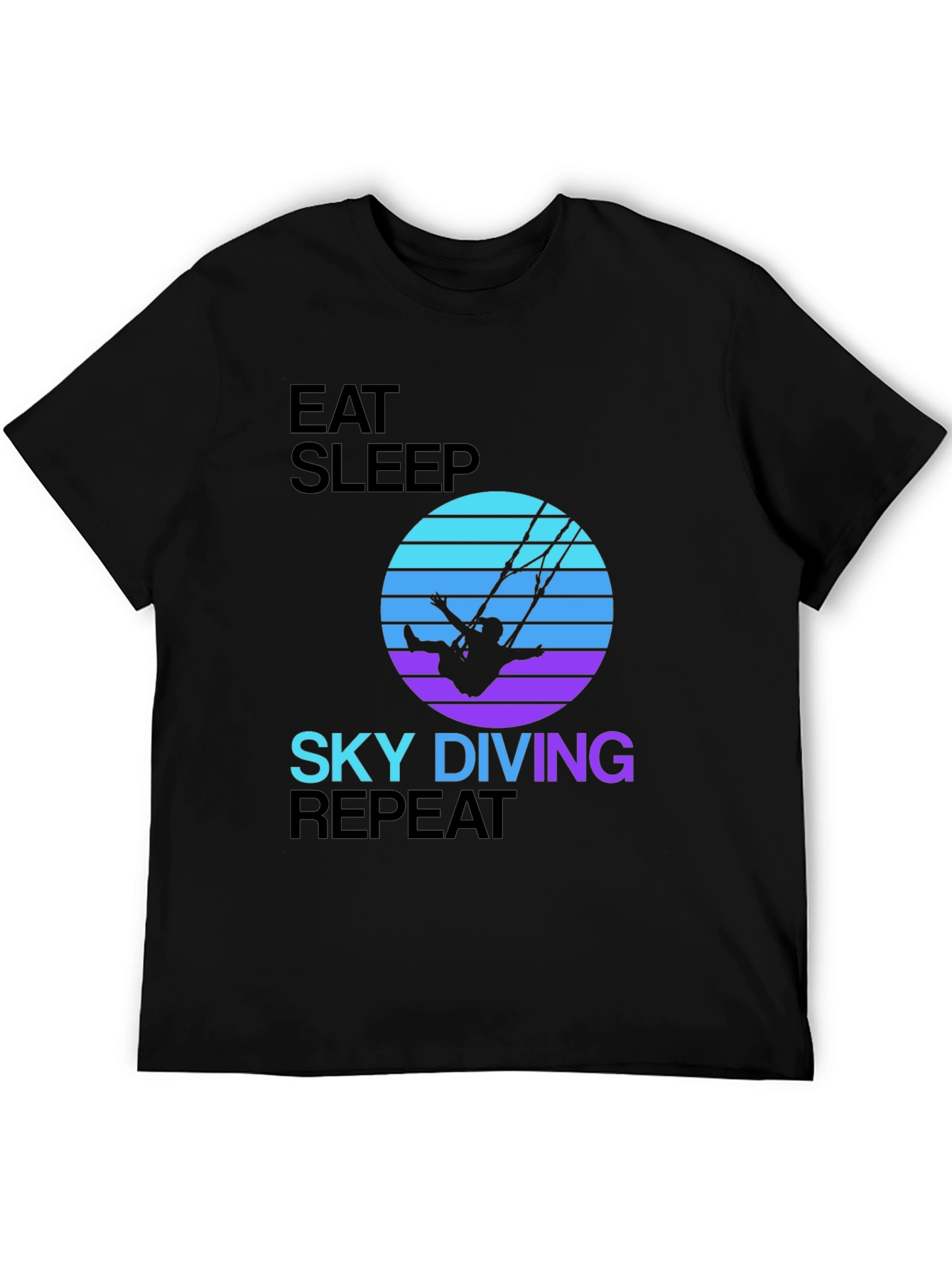 Eat Sleep Sky Diving Repeat T-Shirt