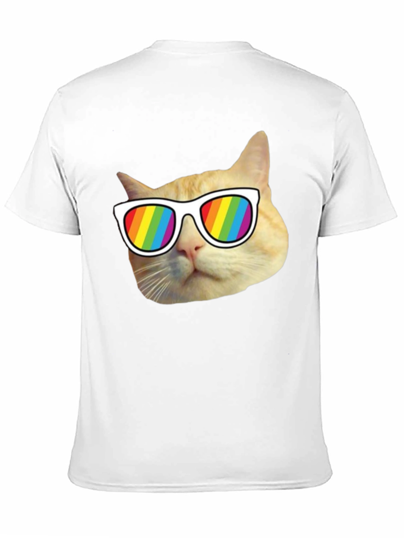 Cool Cat Pride T-Shirt - Rainbow Shades
