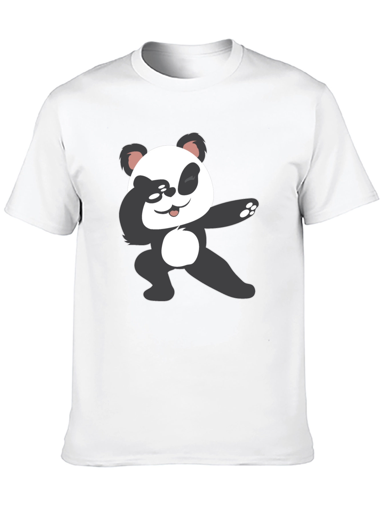 Dabbing Panda Graphic Tee - Black T-Shirt