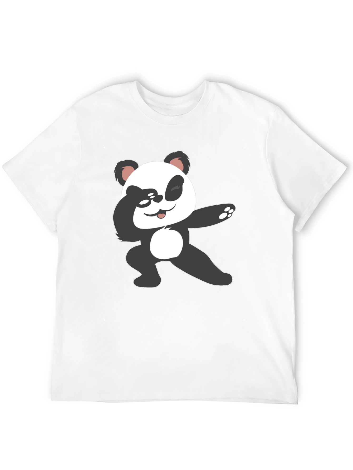 Dabbing Panda Graphic Tee - Black T-Shirt