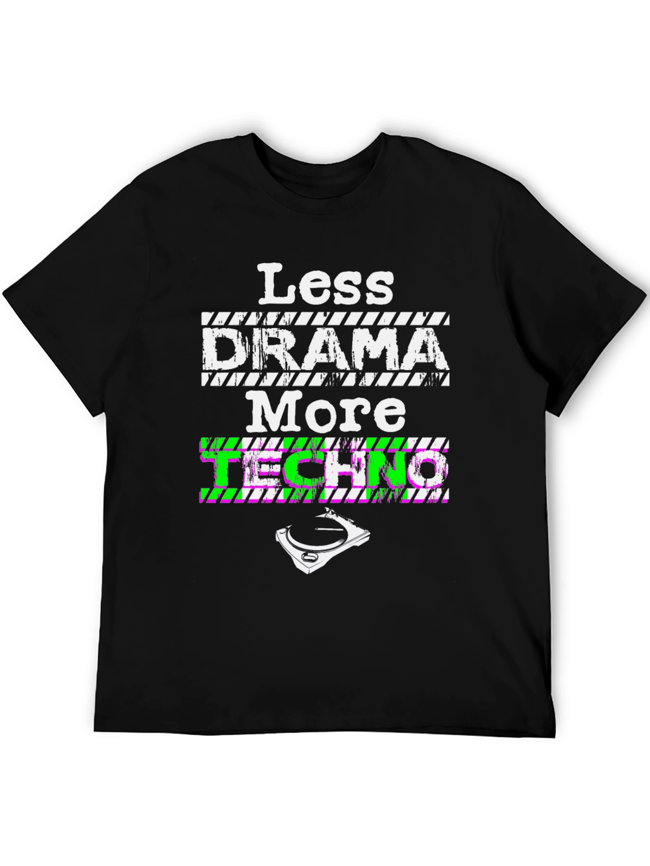 Less Drama More Techno Graphic Tee