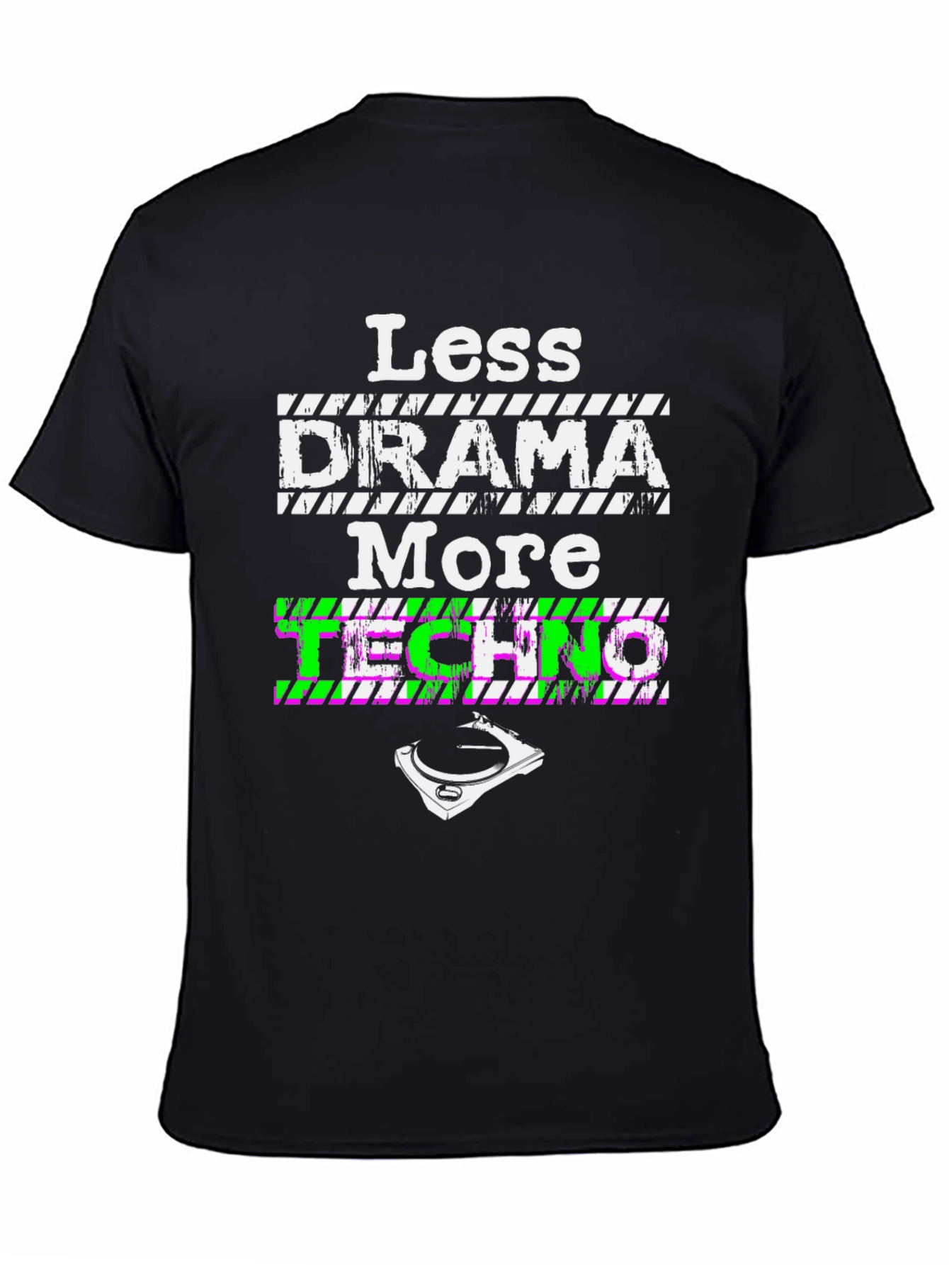 Less Drama More Techno Graphic Tee