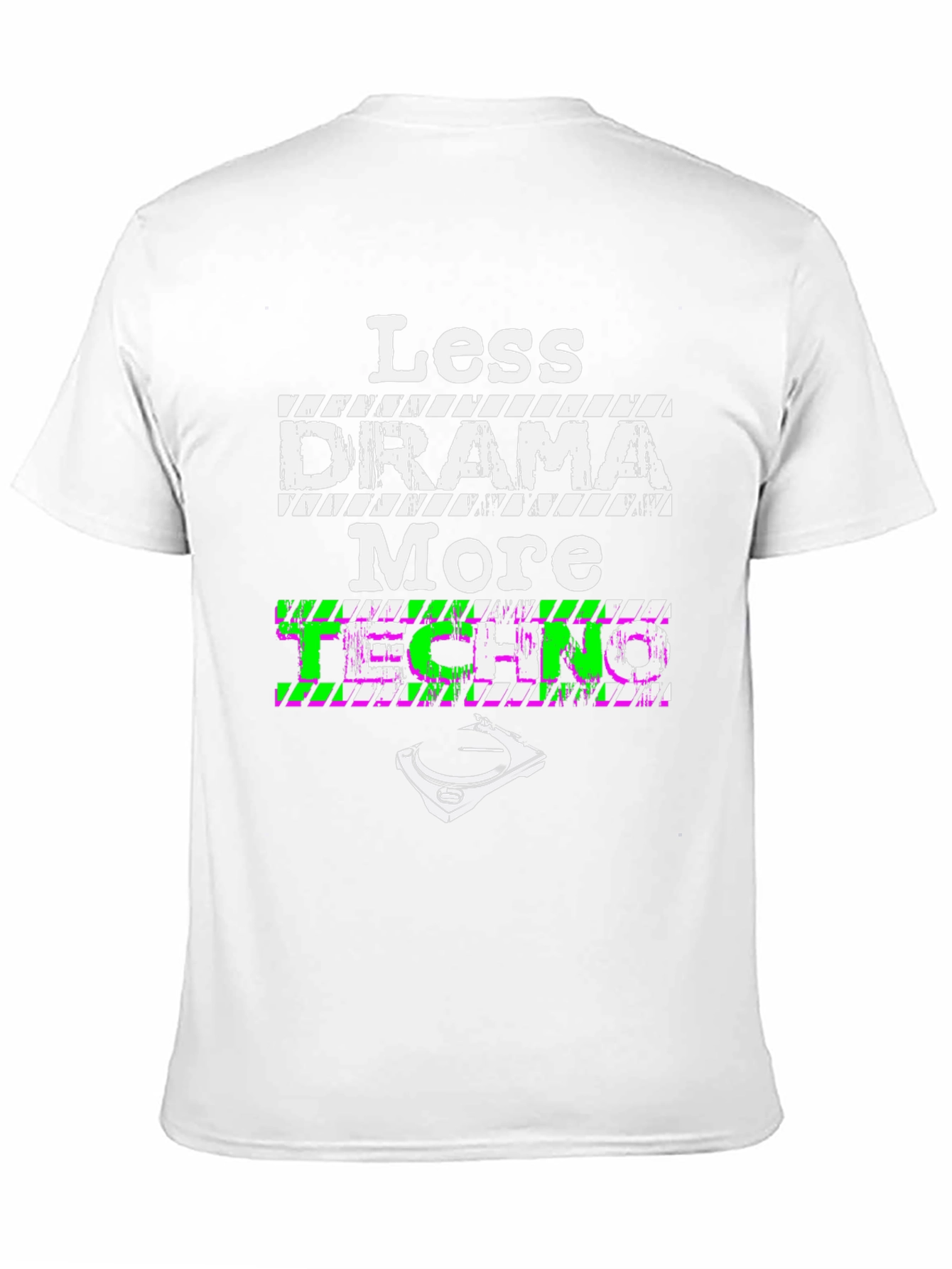 Less Drama More Techno Graphic Tee