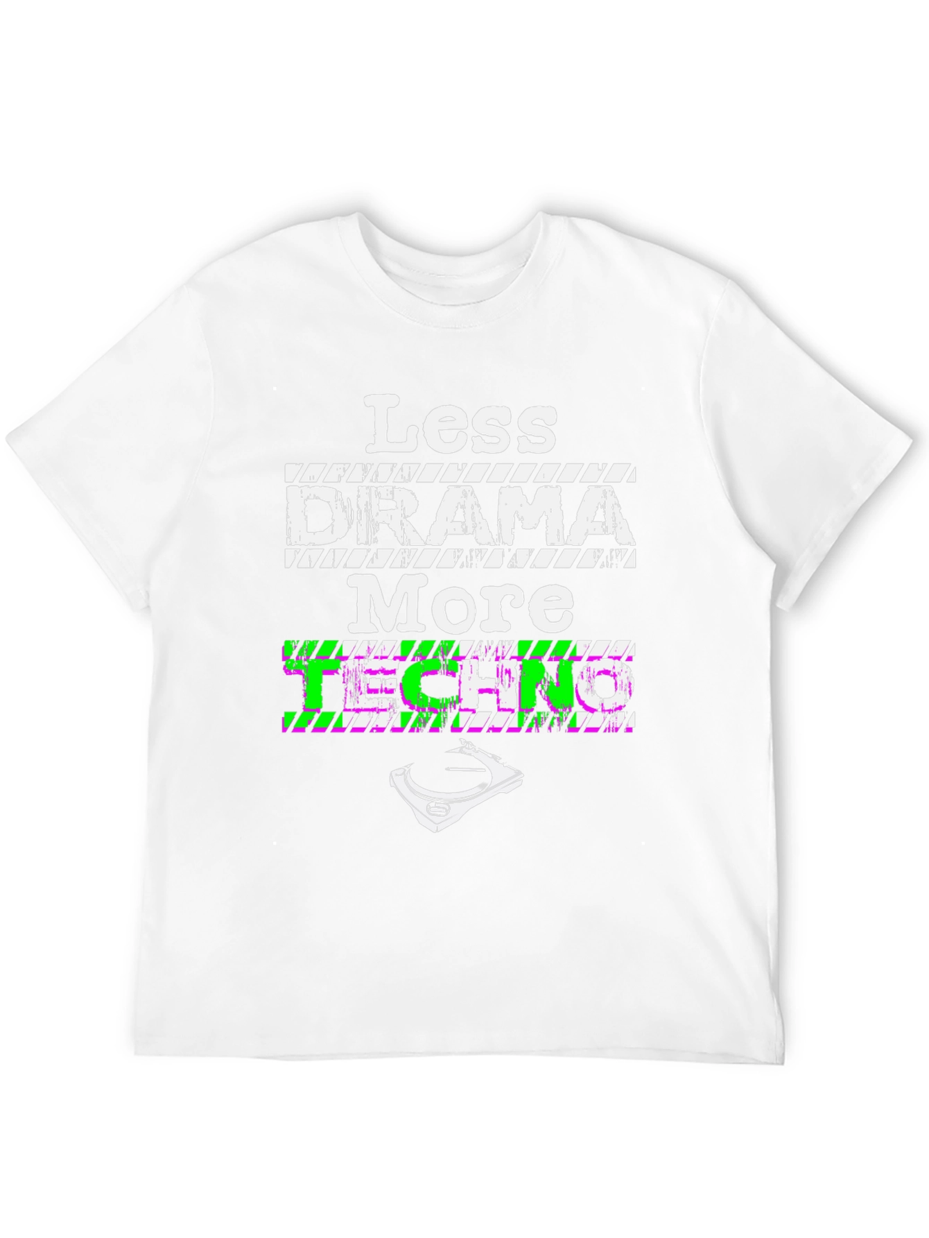 Less Drama More Techno Graphic Tee