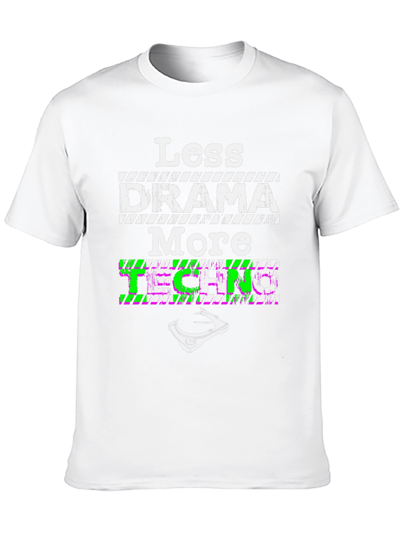Less Drama More Techno Graphic Tee